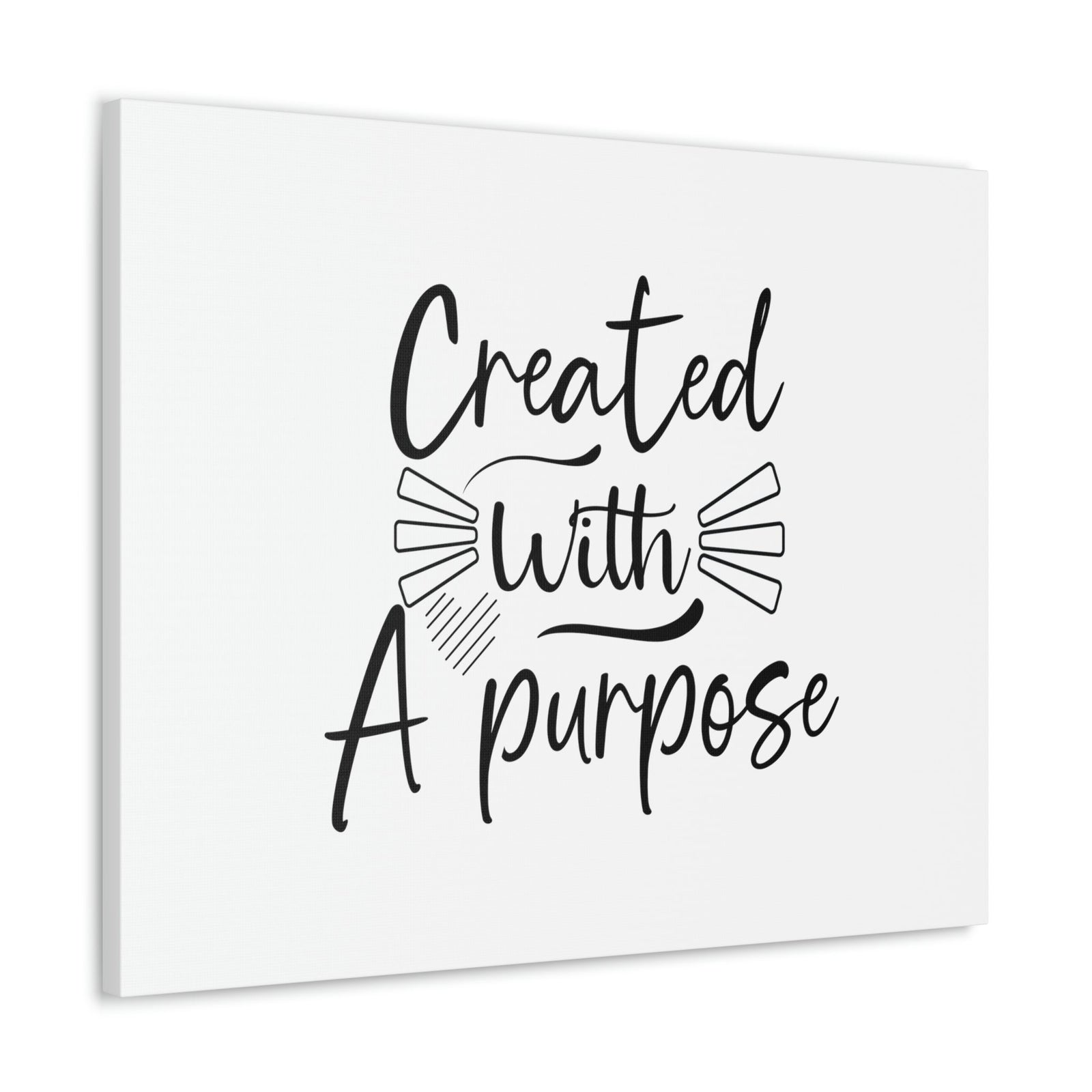 Scripture Walls Created With A Purpose Isaiah 45:18 Line Heart Christian Wall Art Bible Verse Print Ready to Hang Unframed-Express Your Love Gifts