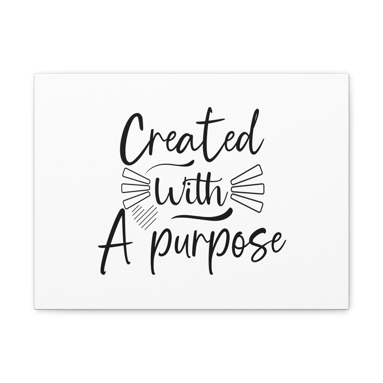 Scripture Walls Created With A Purpose Isaiah 45:18 Line Heart Christian Wall Art Bible Verse Print Ready to Hang Unframed-Express Your Love Gifts