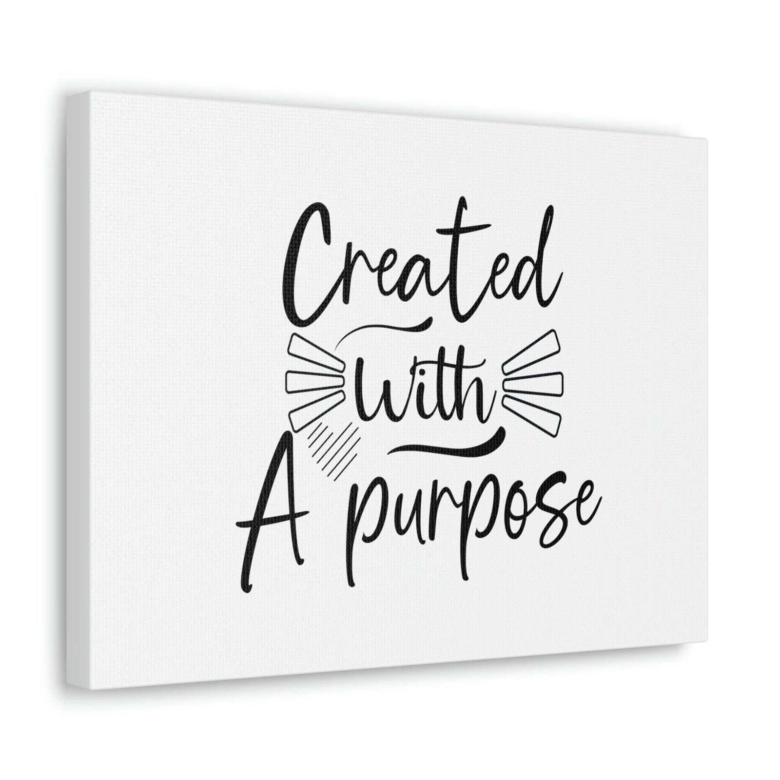 Scripture Walls Created With A Purpose Isaiah 45:18 Line Heart Christian Wall Art Bible Verse Print Ready to Hang Unframed-Express Your Love Gifts