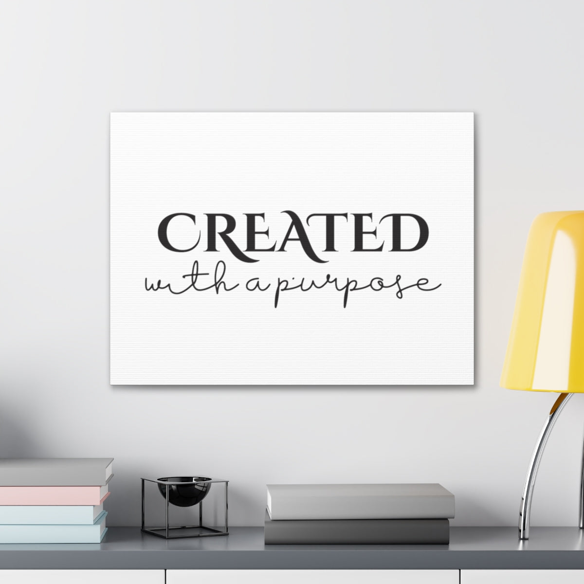 Scripture Walls Created With A Purpose Proverbs 16:4 White Christian Wall Art Bible Verse Print Ready to Hang Unframed-Express Your Love Gifts