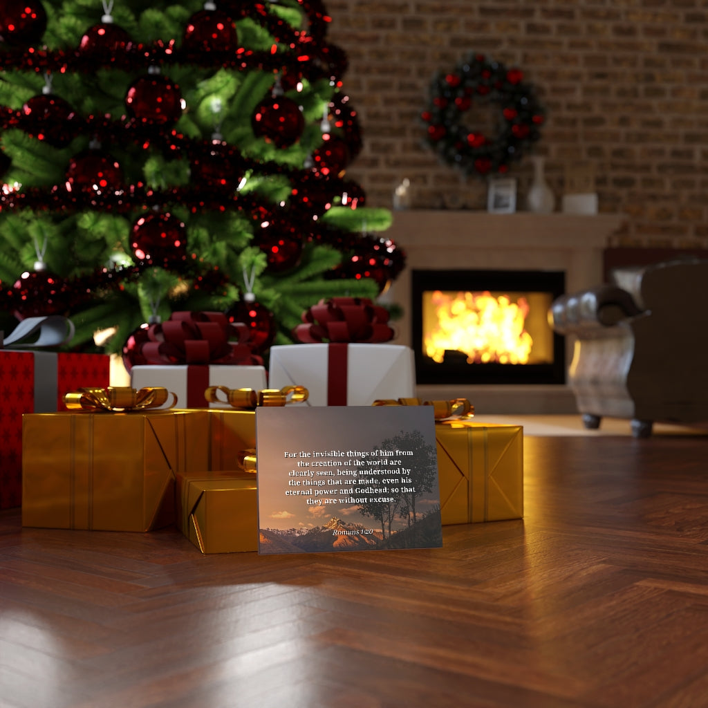 Scripture Walls Creation Of The World Romans 1:20 Bible Verse Canvas Christian Wall Art Ready to Hang Unframed-Express Your Love Gifts