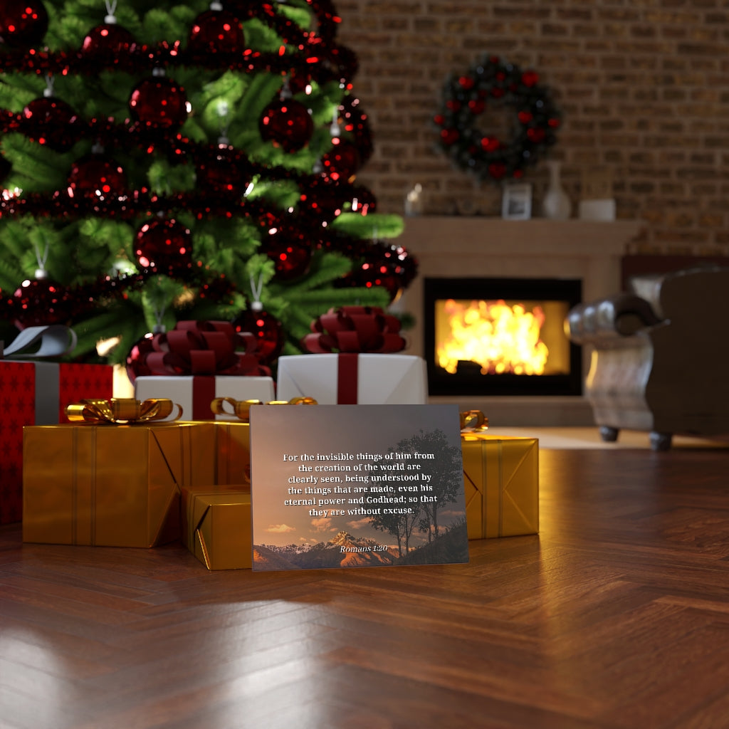 Scripture Walls Creation Of The World Romans 1:20 Bible Verse Canvas Christian Wall Art Ready to Hang Unframed-Express Your Love Gifts