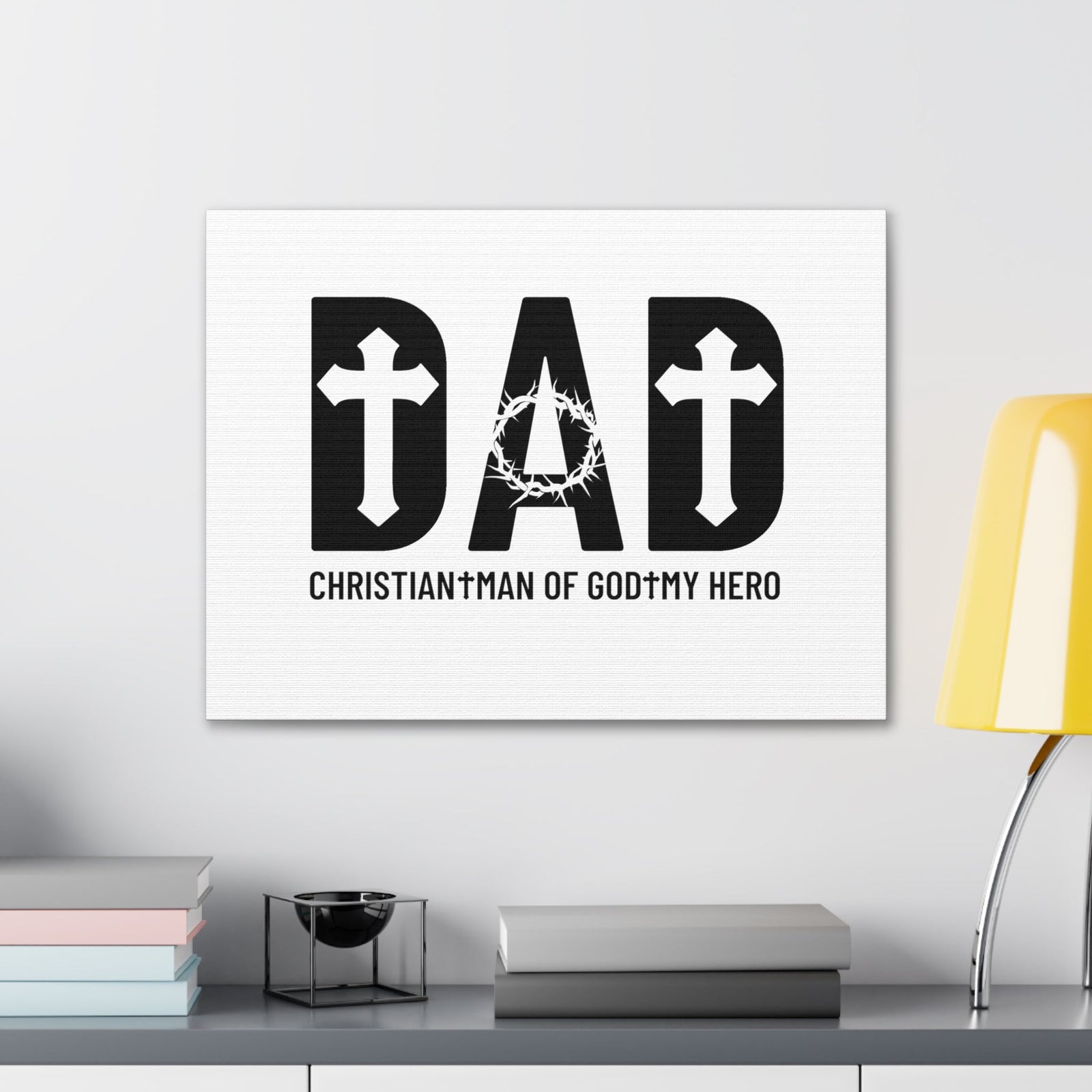 Scripture Walls Dad My Hero 3 Nephi 25:5 Christian Wall Art Bible Verse Print Ready to Hang Unframed-Express Your Love Gifts