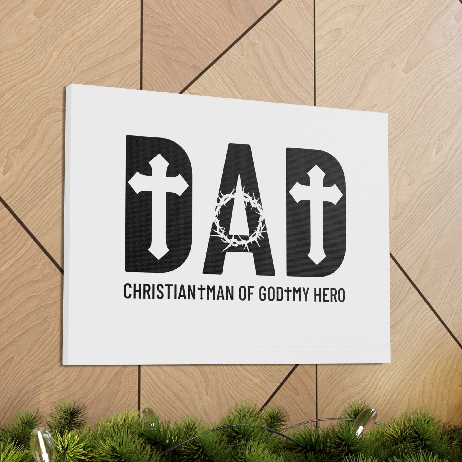 Scripture Walls Dad My Hero 3 Nephi 25:5 Christian Wall Art Bible Verse Print Ready to Hang Unframed-Express Your Love Gifts