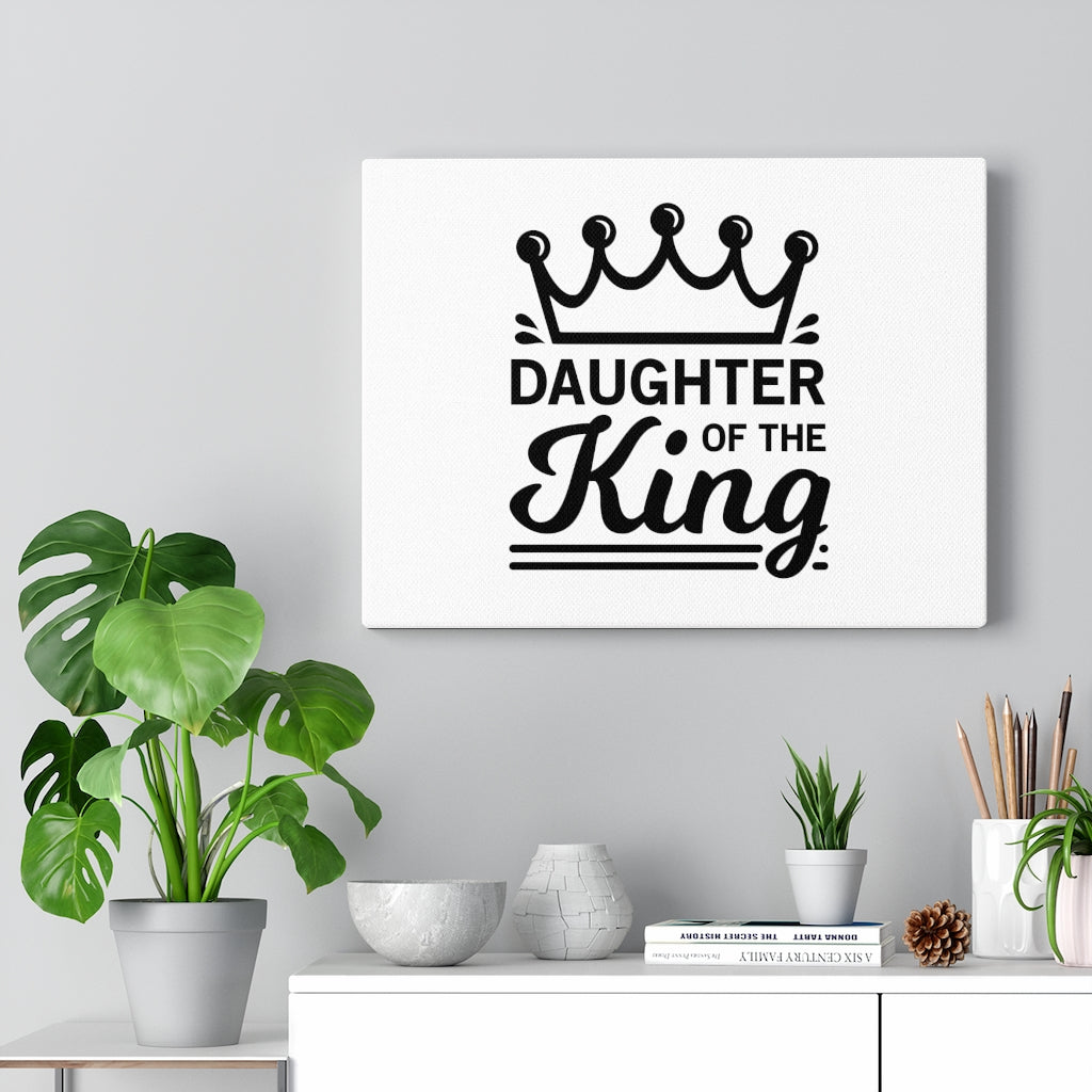 Scripture Walls Daughter Of The King Bible Verse Canvas Christian Wall Art Ready to Hang Unframed-Express Your Love Gifts
