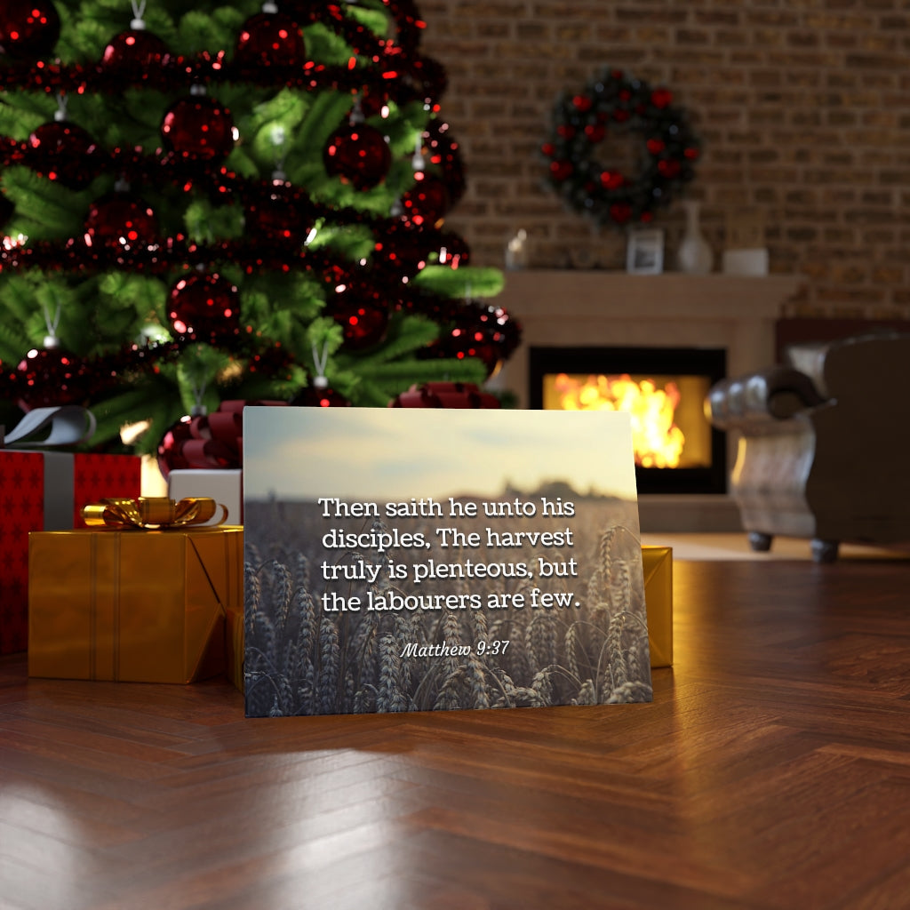 Scripture Walls Disciples Matthew 9:37 Bible Verse Canvas Christian Wall Art Ready to Hang Unframed-Express Your Love Gifts