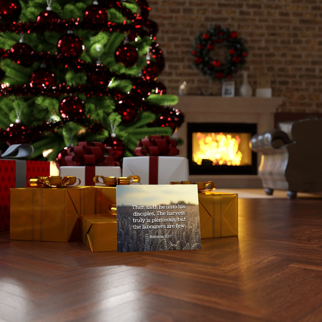 Scripture Walls Disciples Matthew 9:37 Bible Verse Canvas Christian Wall Art Ready to Hang Unframed-Express Your Love Gifts