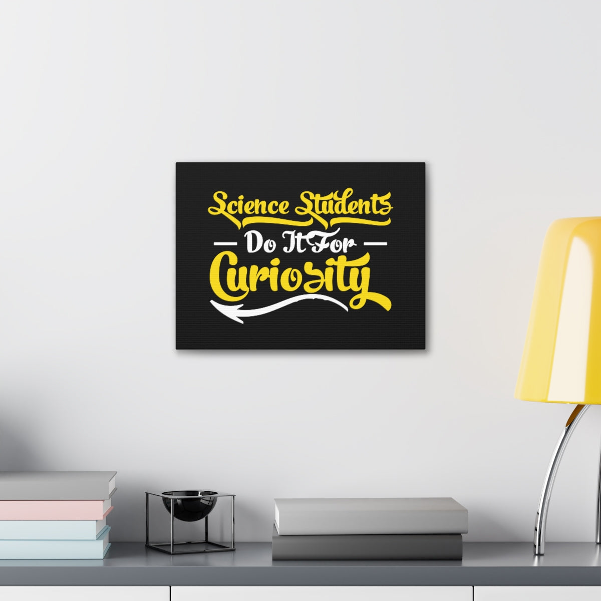 Scripture Walls Do It For Curiosity Yellow Ecclesiastes 1:8 Christian Wall Art Bible Verse Print Ready to Hang Unframed-Express Your Love Gifts