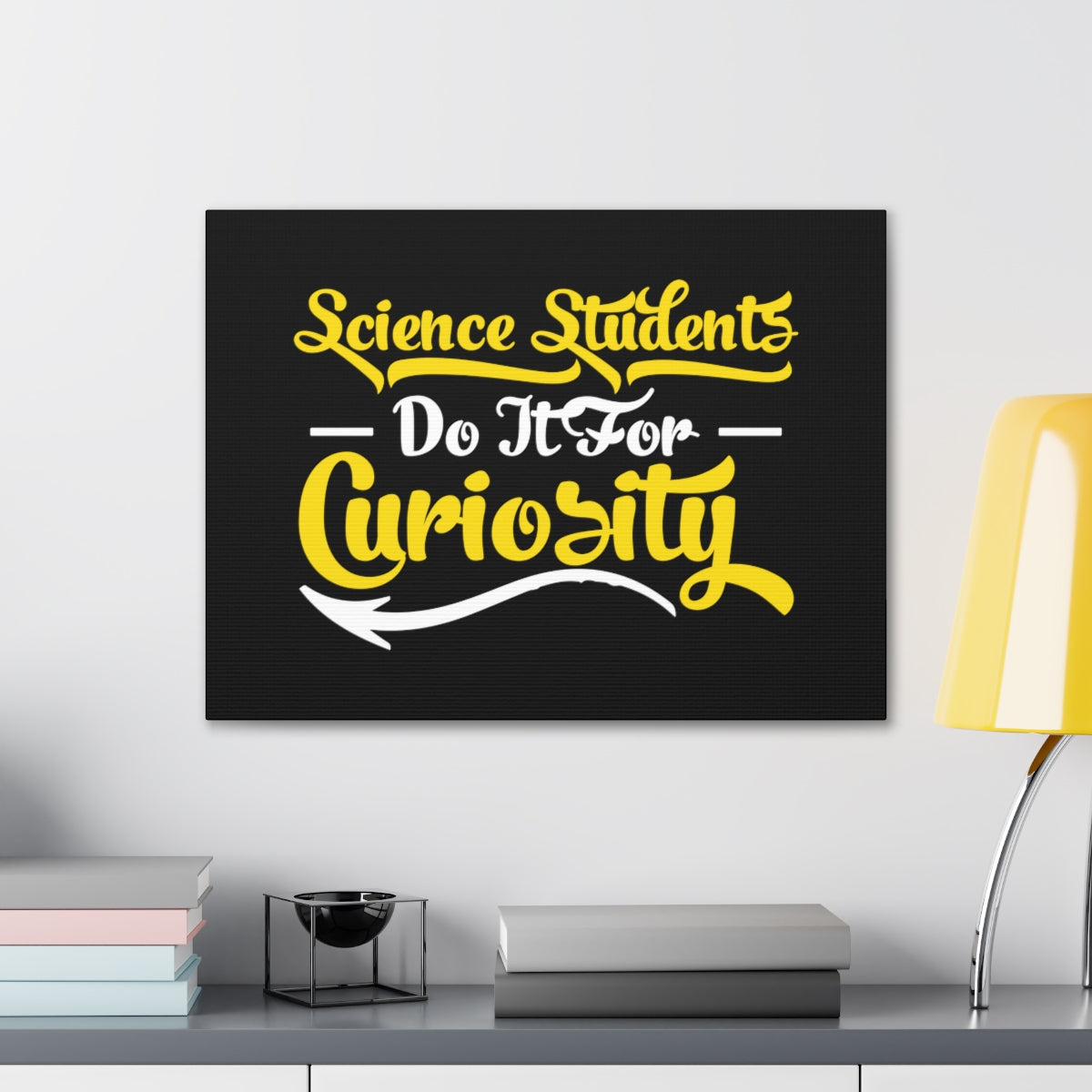 Scripture Walls Do It For Curiosity Yellow Ecclesiastes 1:8 Christian Wall Art Bible Verse Print Ready to Hang Unframed-Express Your Love Gifts