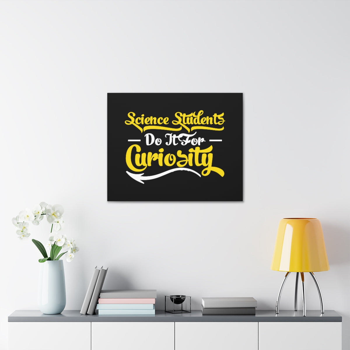Scripture Walls Do It For Curiosity Yellow Ecclesiastes 1:8 Christian Wall Art Bible Verse Print Ready to Hang Unframed-Express Your Love Gifts