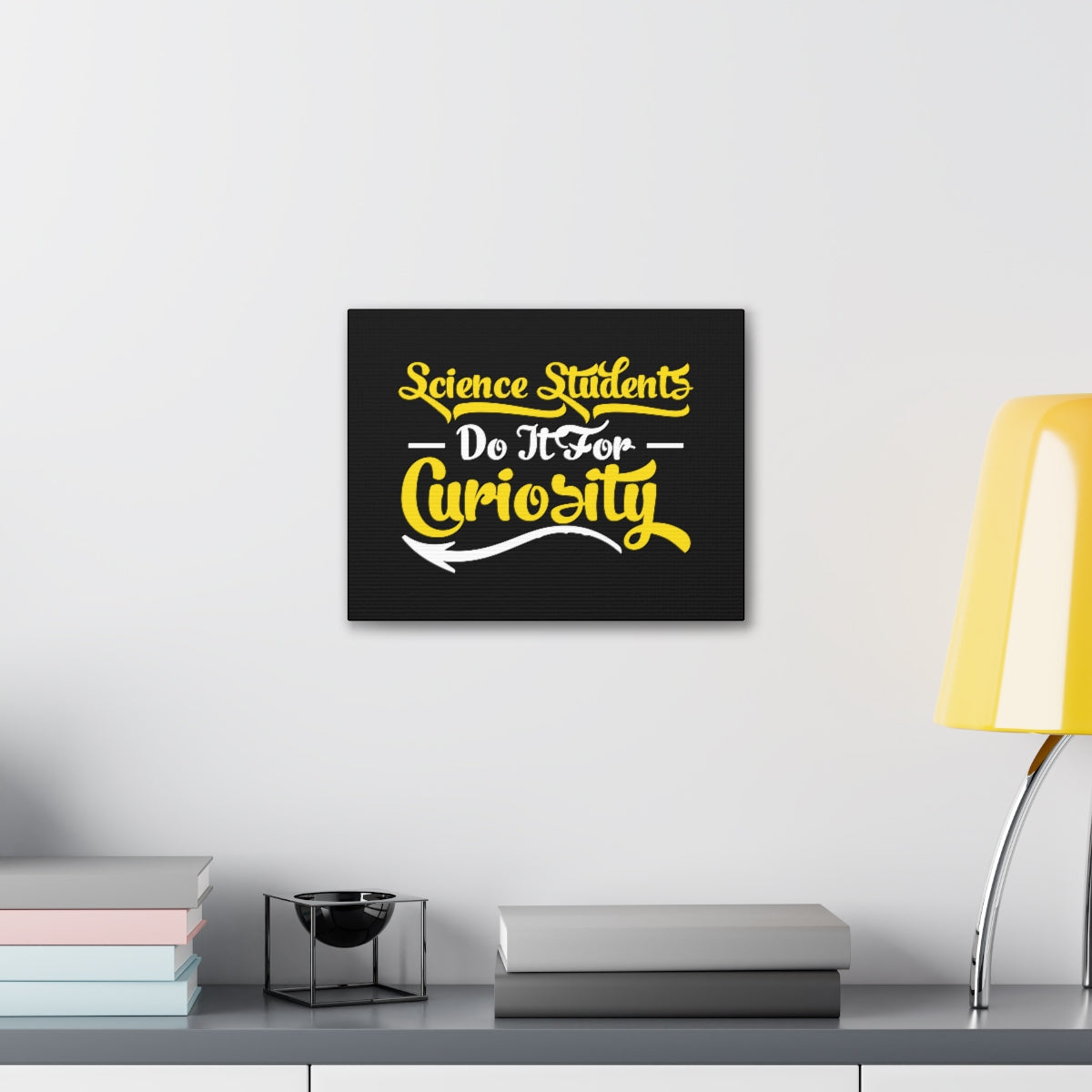 Scripture Walls Do It For Curiosity Yellow Ecclesiastes 1:8 Christian Wall Art Bible Verse Print Ready to Hang Unframed-Express Your Love Gifts