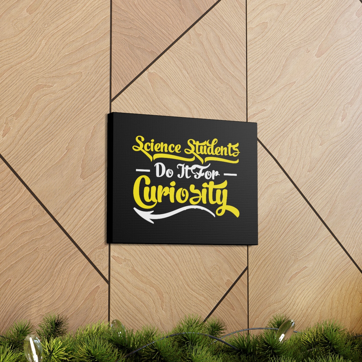 Scripture Walls Do It For Curiosity Yellow Ecclesiastes 1:8 Christian Wall Art Bible Verse Print Ready to Hang Unframed-Express Your Love Gifts