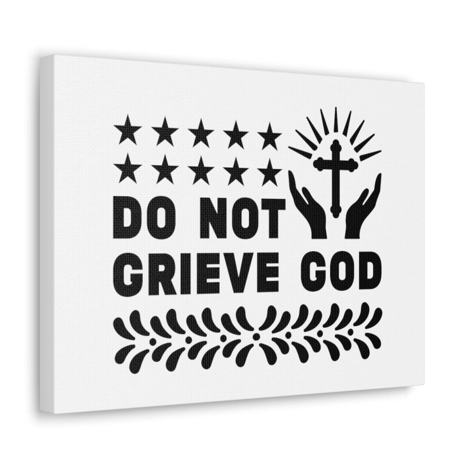 Scripture Walls Do Not Grieve God Ephesians 4:30 Christian Wall Art Bible Verse Print Ready to Hang Unframed-Express Your Love Gifts