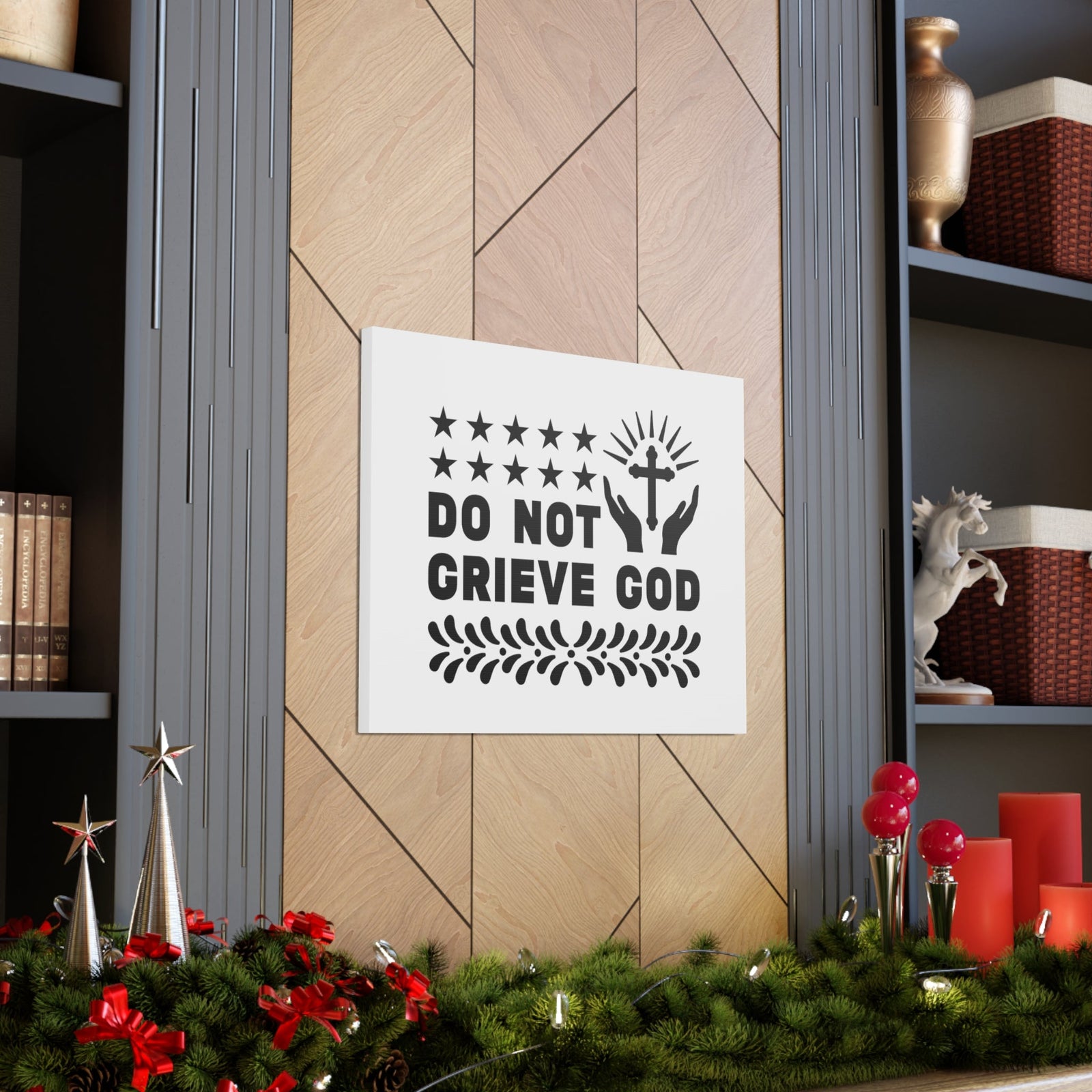 Scripture Walls Do Not Grieve God Ephesians 4:30 Christian Wall Art Bible Verse Print Ready to Hang Unframed-Express Your Love Gifts