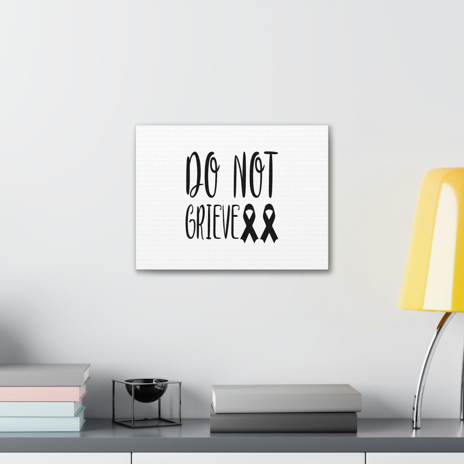Scripture Walls Do Not Grieve Revelation 21:4 Ribbons Christian Wall Art Bible Verse Print Ready to Hang Unframed-Express Your Love Gifts