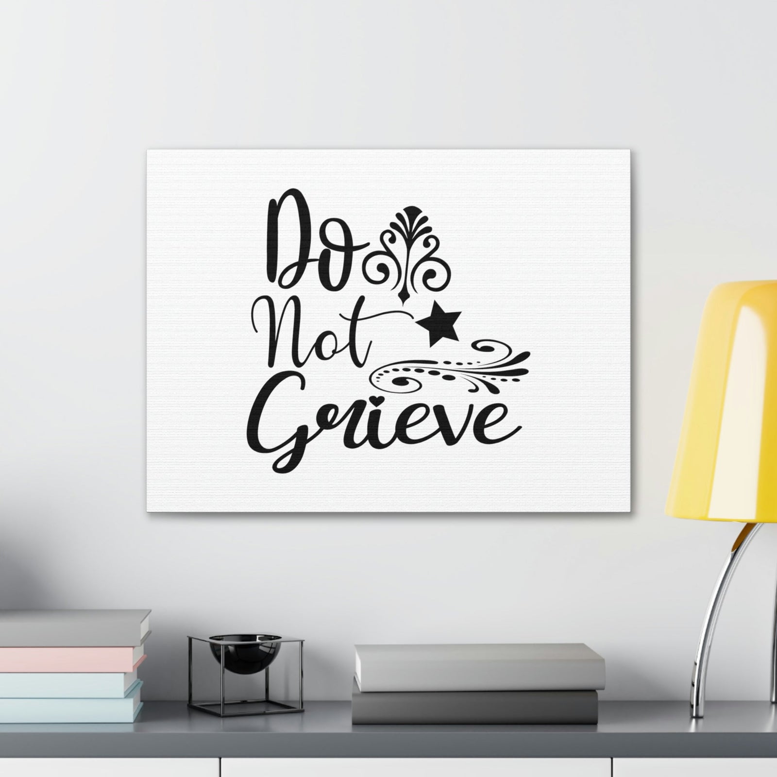Scripture Walls Do Not Grieve Revelation 21:4 Star Christian Wall Art Bible Verse Print Ready to Hang Unframed-Express Your Love Gifts