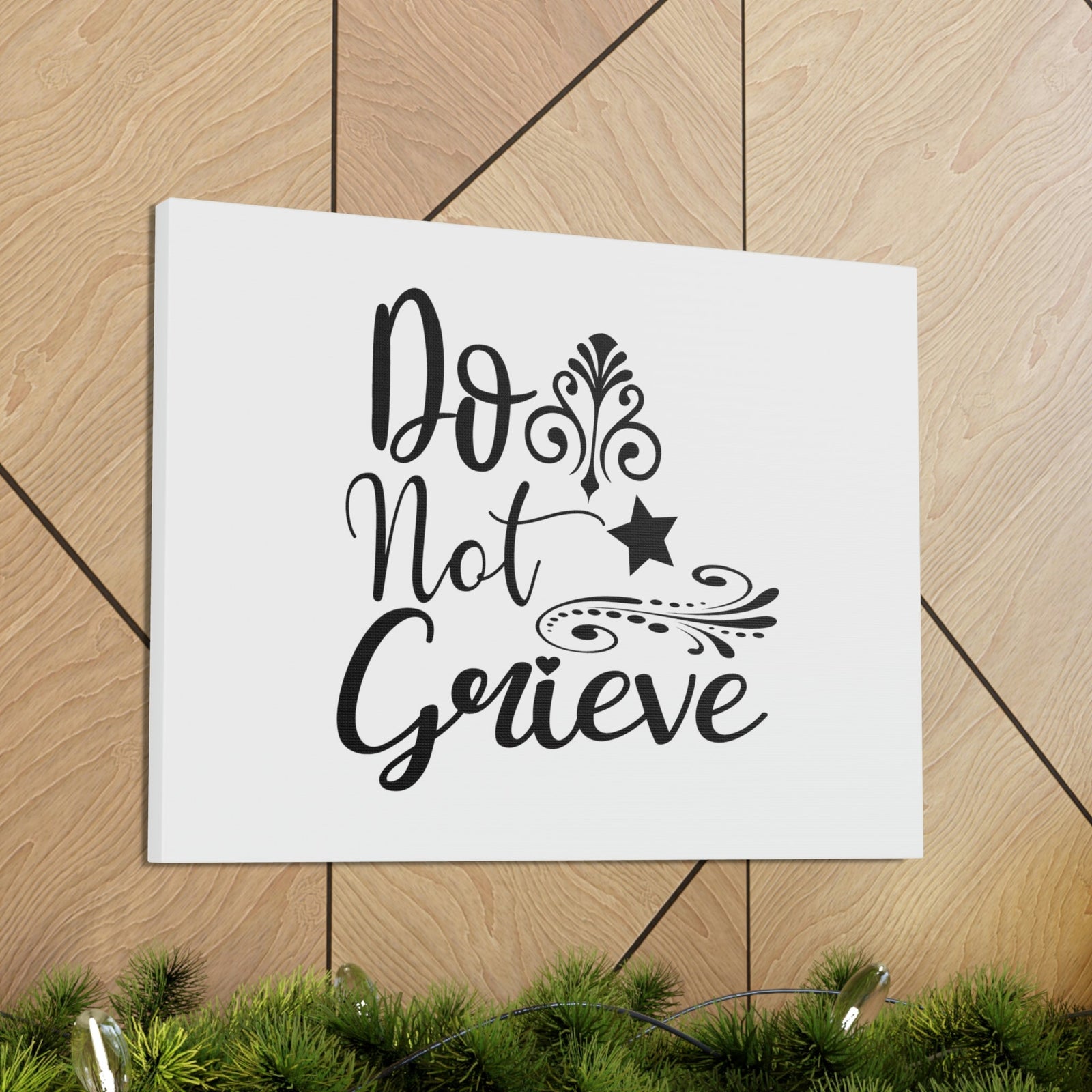 Scripture Walls Do Not Grieve Revelation 21:4 Star Christian Wall Art Bible Verse Print Ready to Hang Unframed-Express Your Love Gifts