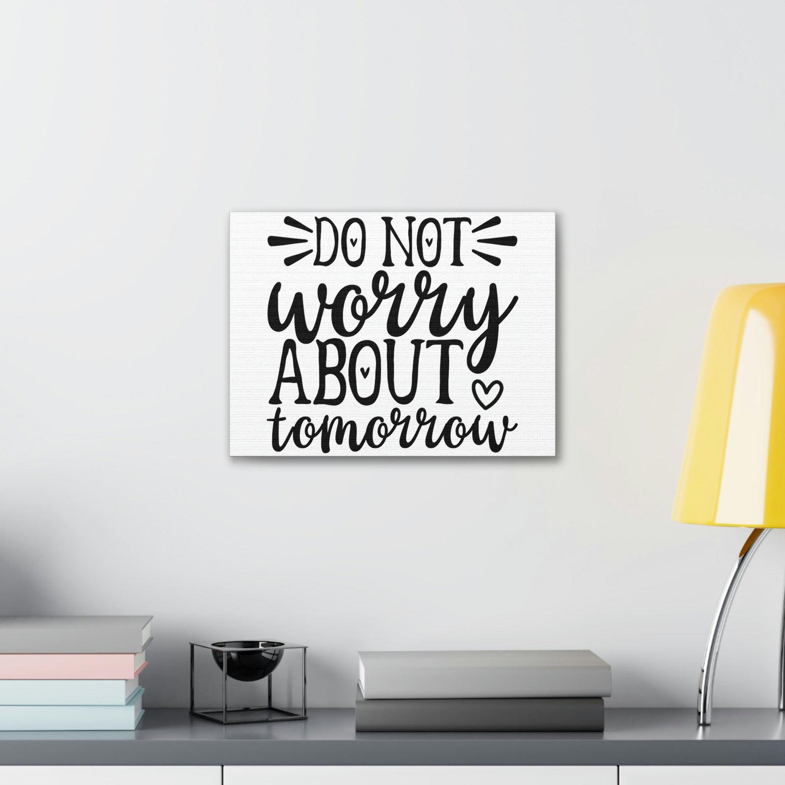 Scripture Walls Do Not Worry About Tomorrow Matthew 6:34 Christian Wall Art Print Ready to Hang Unframed-Express Your Love Gifts