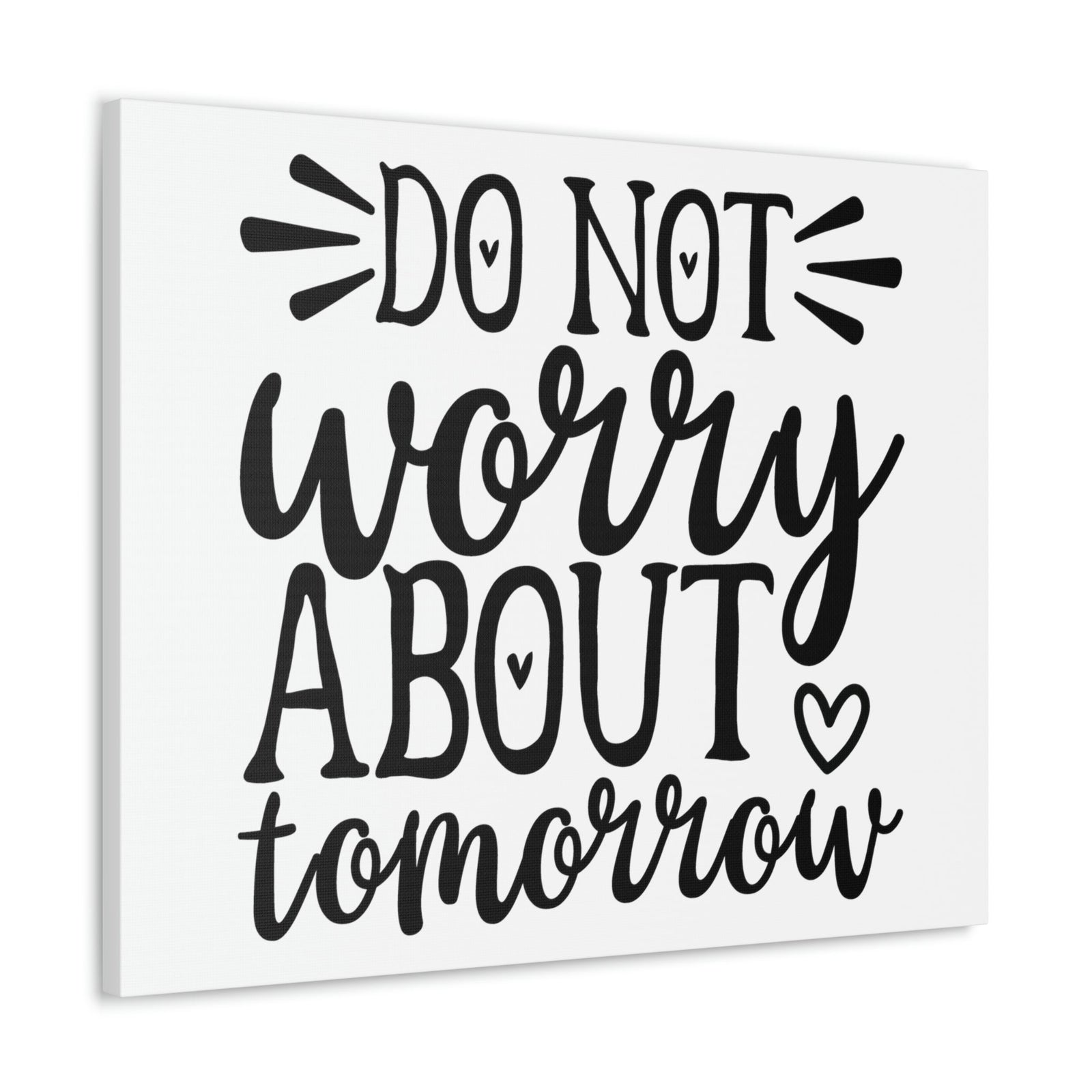 Scripture Walls Do Not Worry About Tomorrow Matthew 6:34 Christian Wall Art Print Ready to Hang Unframed-Express Your Love Gifts