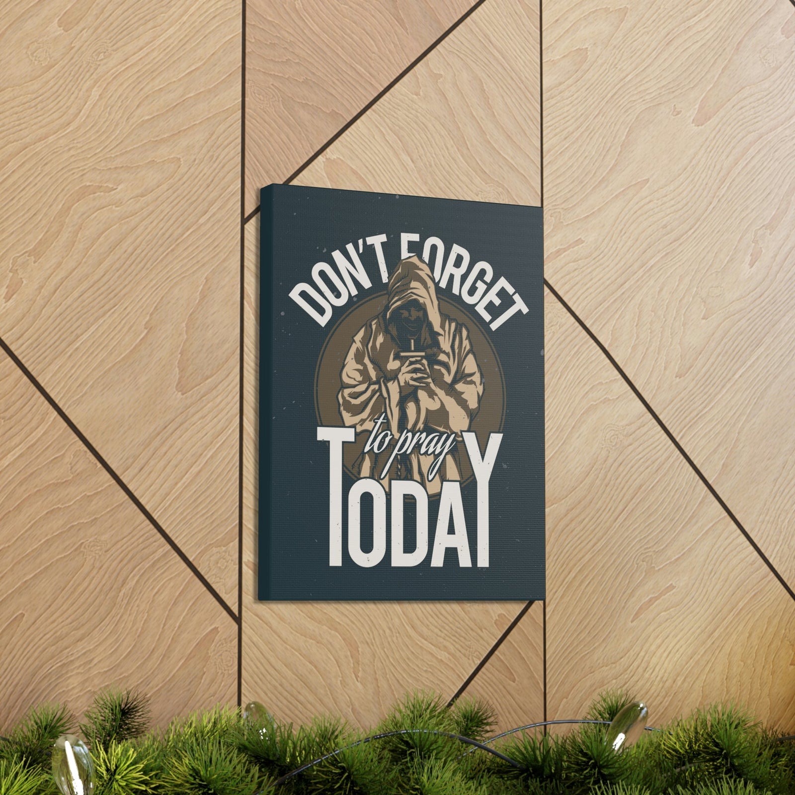 Scripture Walls Don't Forget To Pray Today Romans 12:12 Christian Wall Art Print Ready to Hang Unframed-Express Your Love Gifts