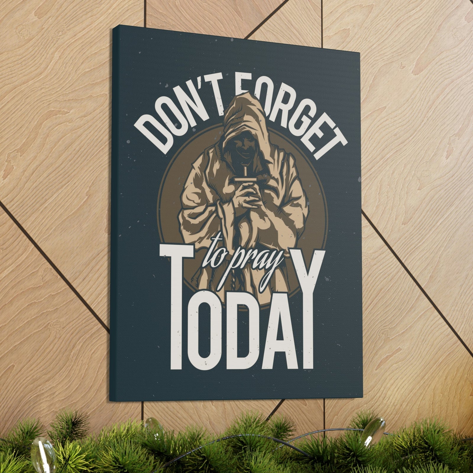 Scripture Walls Don't Forget To Pray Today Romans 12:12 Christian Wall Art Print Ready to Hang Unframed-Express Your Love Gifts