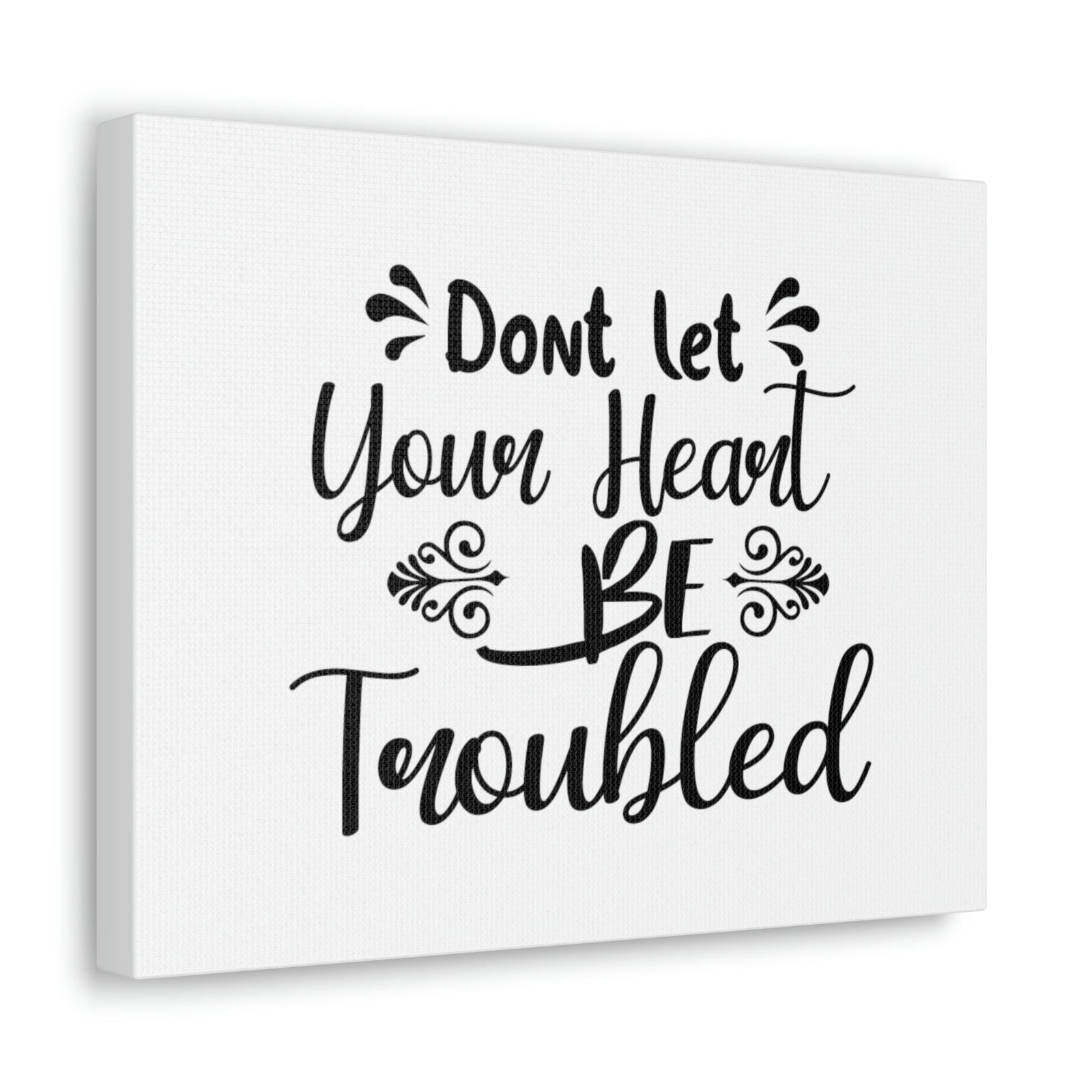 Scripture Walls Don't Let Your Head Be Troubled John 14:1 Christian Wall Art Bible Verse Print Ready to Hang Unframed-Express Your Love Gifts