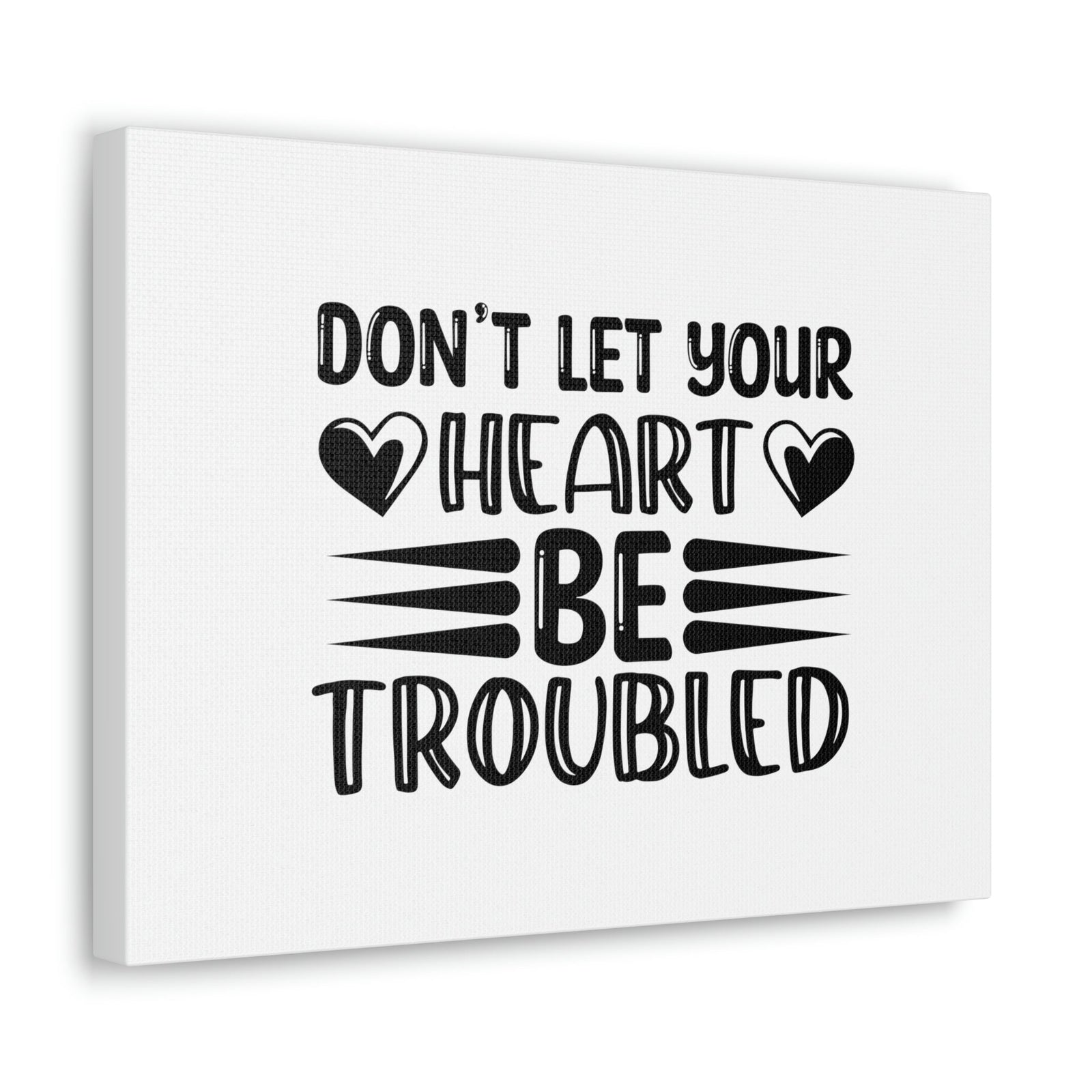Scripture Walls Don't Let Your Heart Be Troubled John 14:1 Christian Wall Art Bible Verse Print Ready to Hang Unframed-Express Your Love Gifts