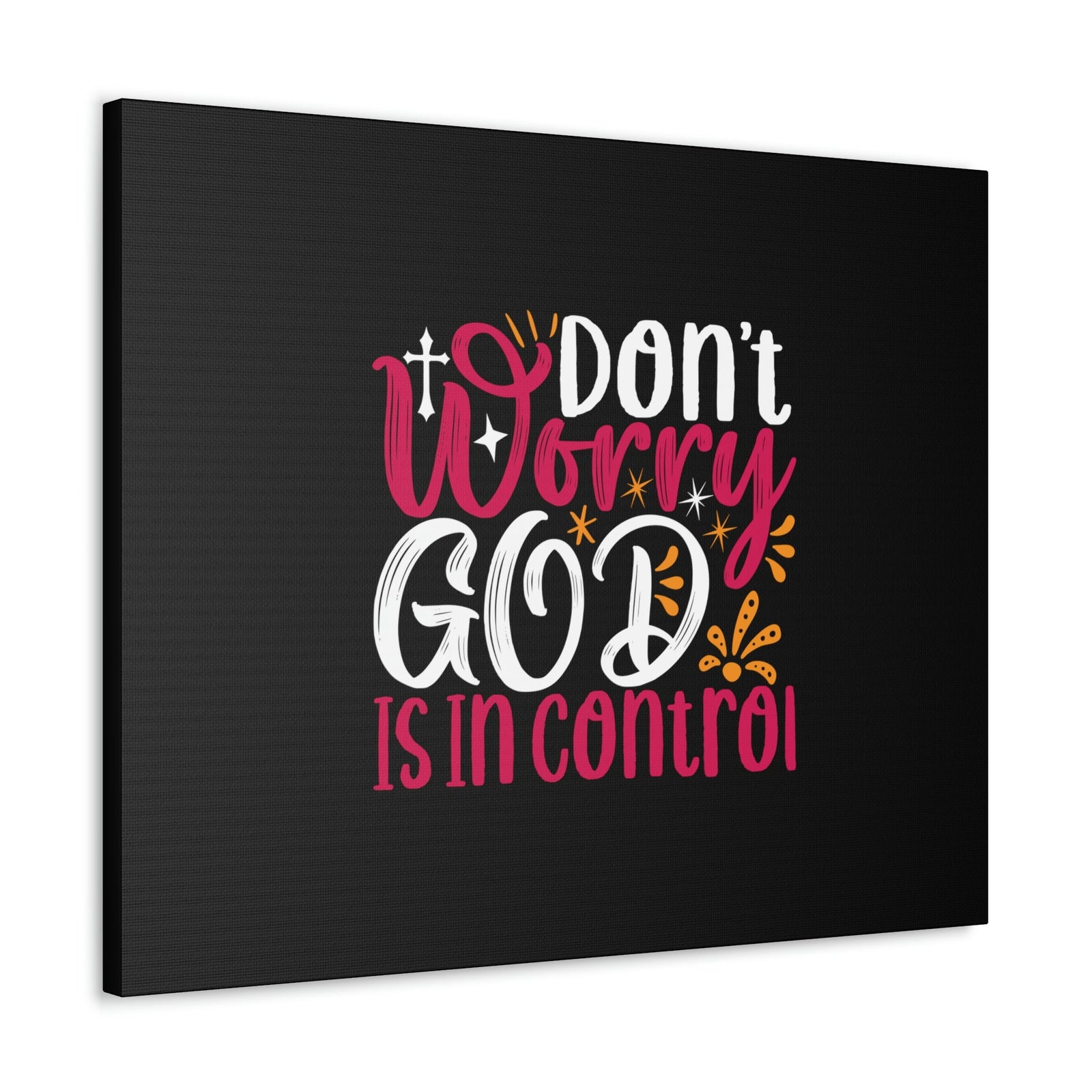 Scripture Walls Don't Worry God Is In Control Proverbs 19:21 Christian Wall Art Bible Verse Print Ready to Hang Unframed-Express Your Love Gifts