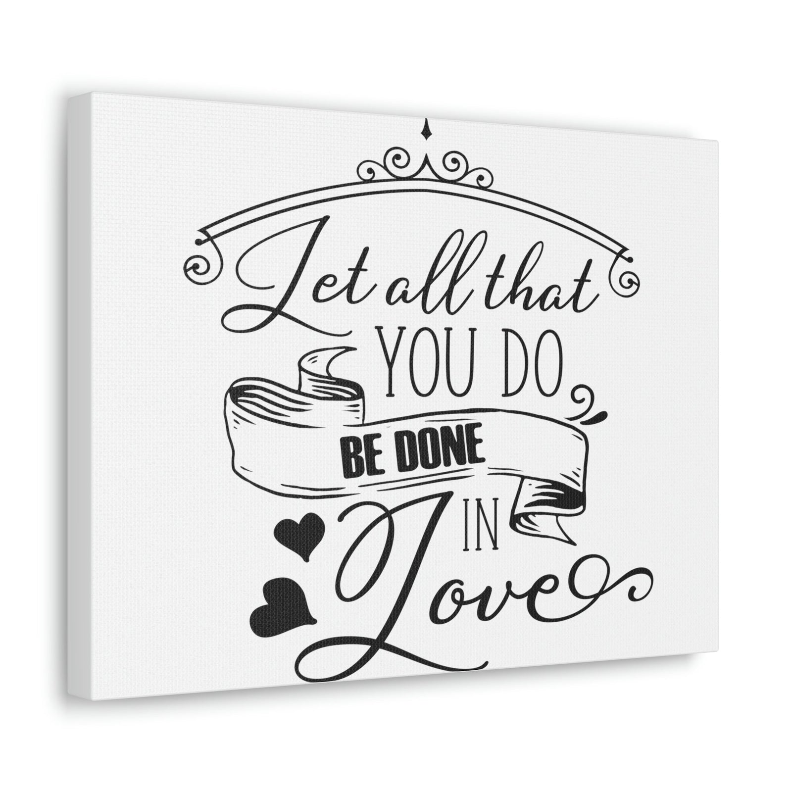 Scripture Walls Done In Love 1 Corinthians 16:14 Christian Wall Art Print Ready to Hang Unframed-Express Your Love Gifts