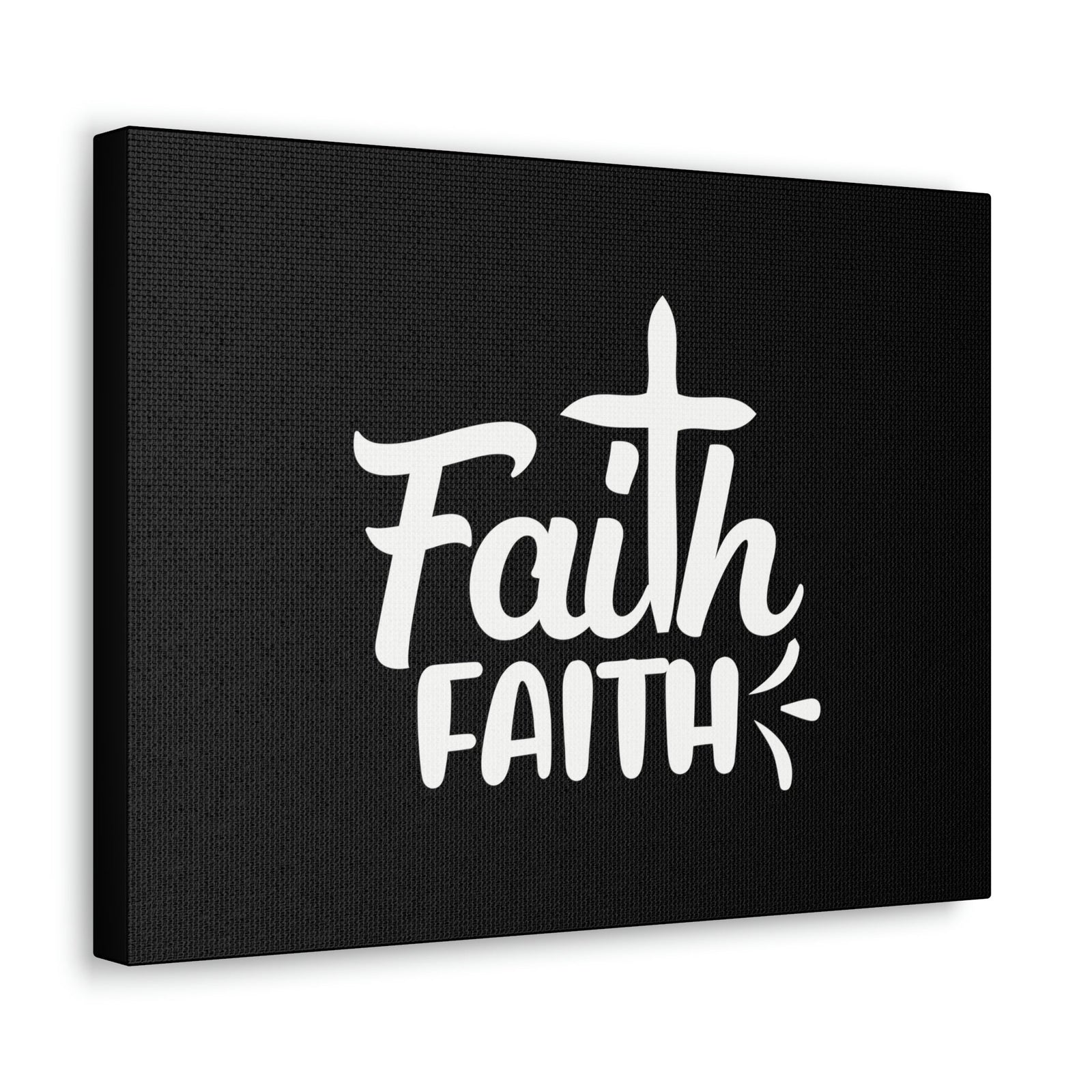 Scripture Walls Double Faith Romans 10:17 Cross Christian Wall Art Bible Verse Print Ready to Hang Unframed-Express Your Love Gifts