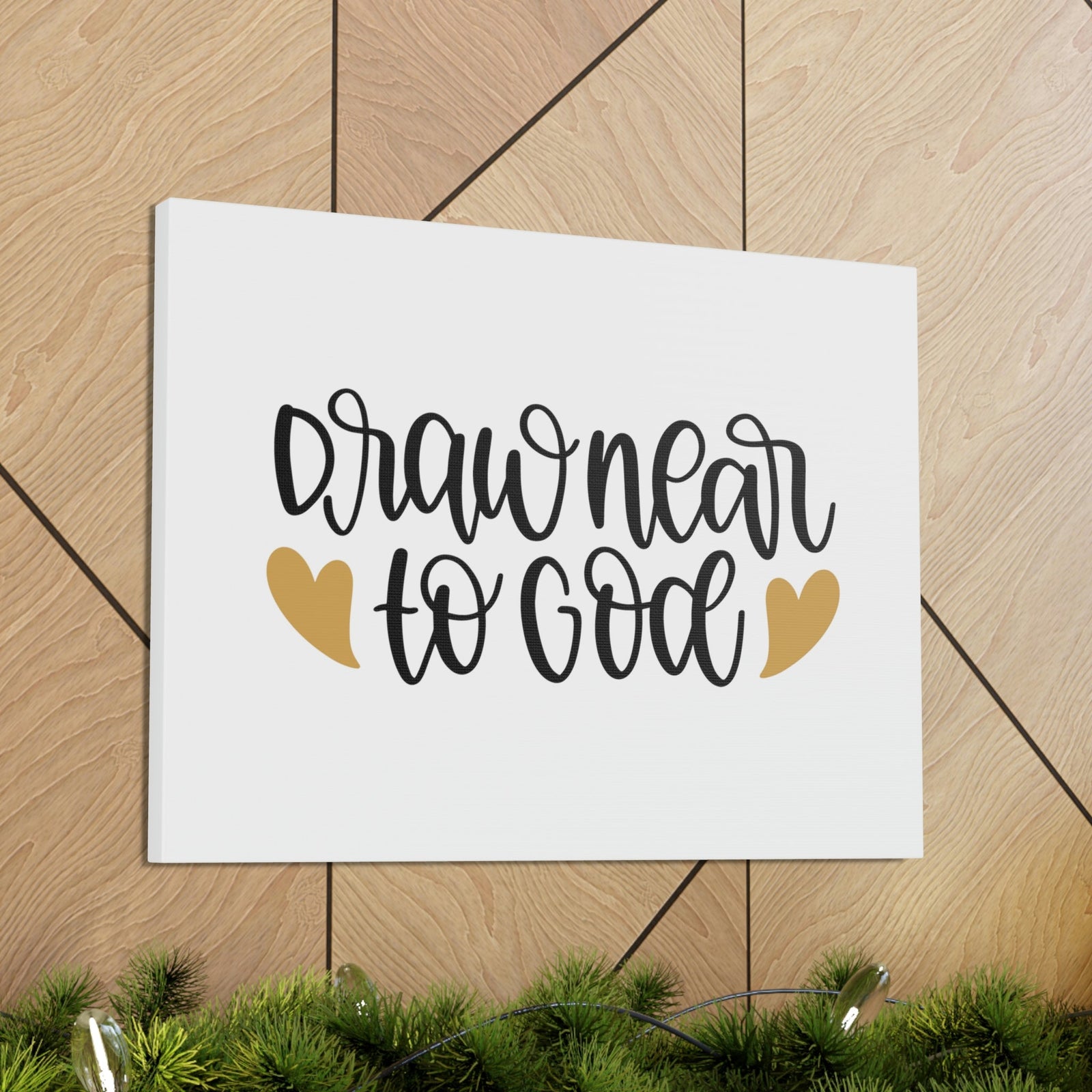 Scripture Walls Draw Near To God Hebrews 7:25 Christian Wall Art Bible Verse Print Ready to Hang Unframed-Express Your Love Gifts