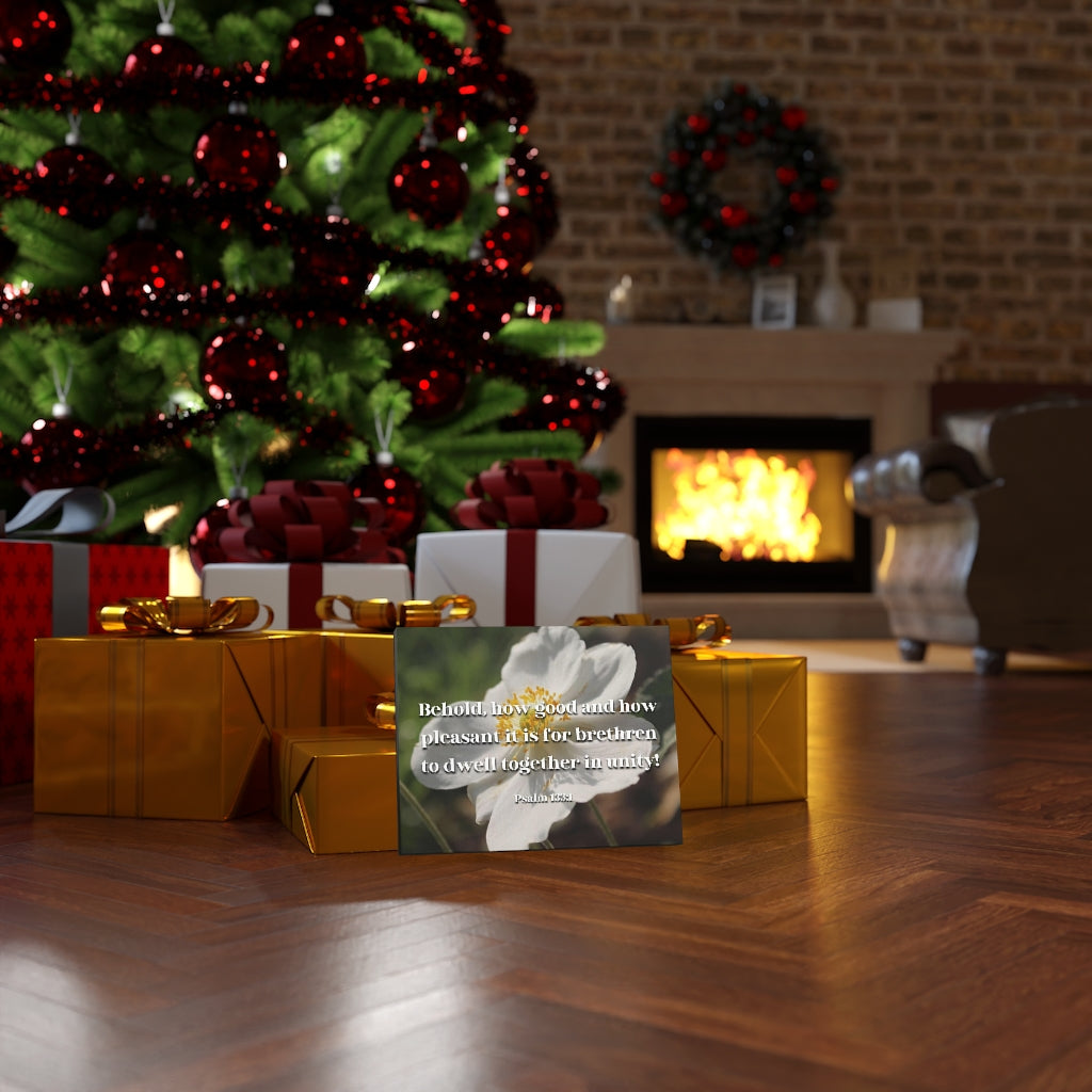 Scripture Walls Dwell Together In Unity Psalm 13:31 Bible Verse Canvas Christian Wall Art Ready to Hang Unframed-Express Your Love Gifts