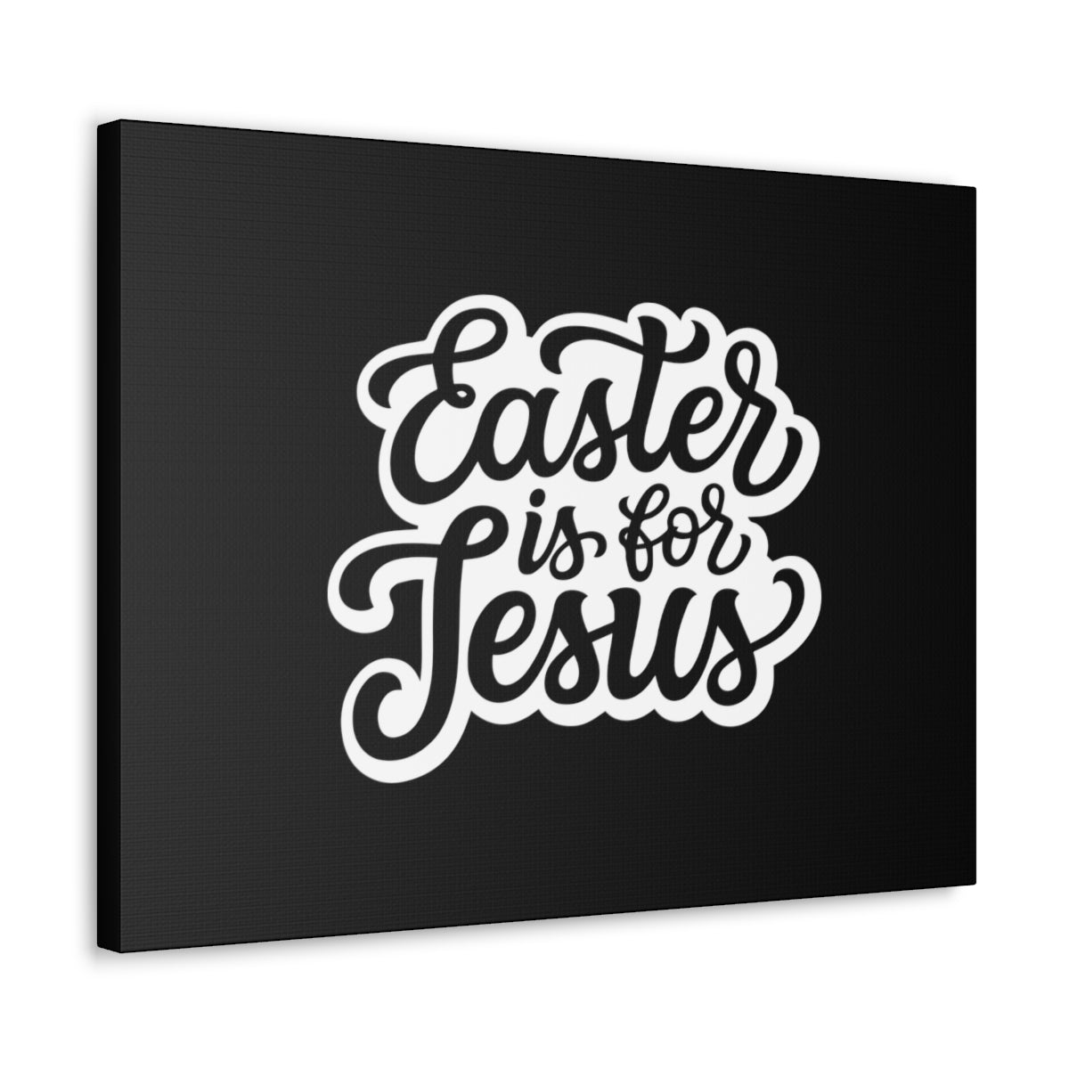 Scripture Walls Easter Is For Jesus 1 Peter 1:3 Black Christian Wall Art Bible Verse Print Ready to Hang Unframed-Express Your Love Gifts