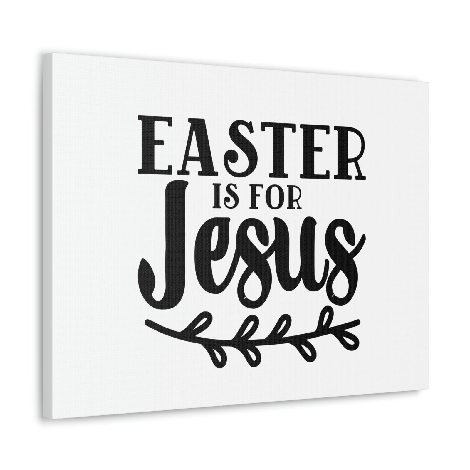 Scripture Walls Easter Is For Jesus John 11:25 Branch Christian Wall Art Bible Verse Print Ready to Hang Unframed-Express Your Love Gifts