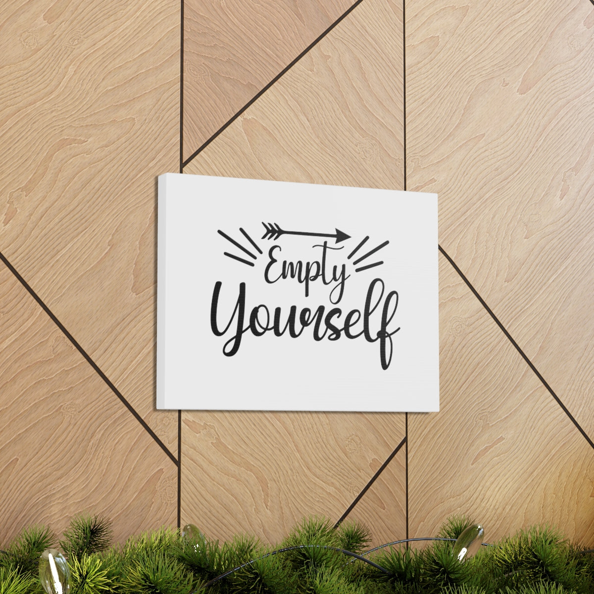Scripture Walls Empty Yourself Habakkuk 2:14 Christian Wall Art Bible Verse Print Ready to Hang Unframed-Express Your Love Gifts
