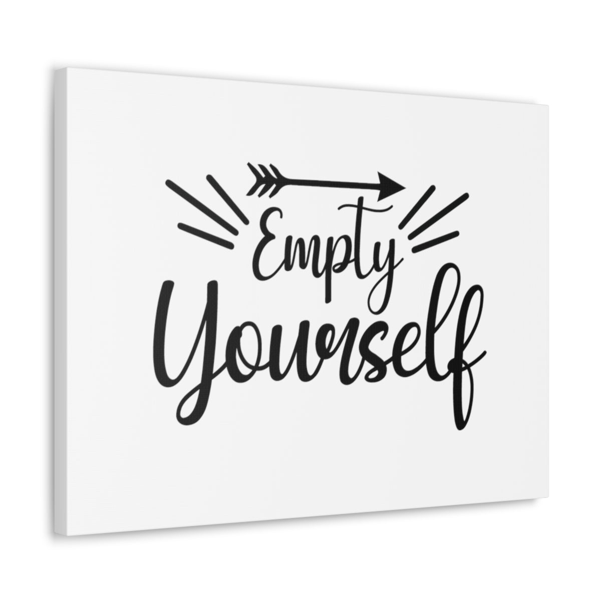 Scripture Walls Empty Yourself Habakkuk 2:14 Christian Wall Art Bible Verse Print Ready to Hang Unframed-Express Your Love Gifts