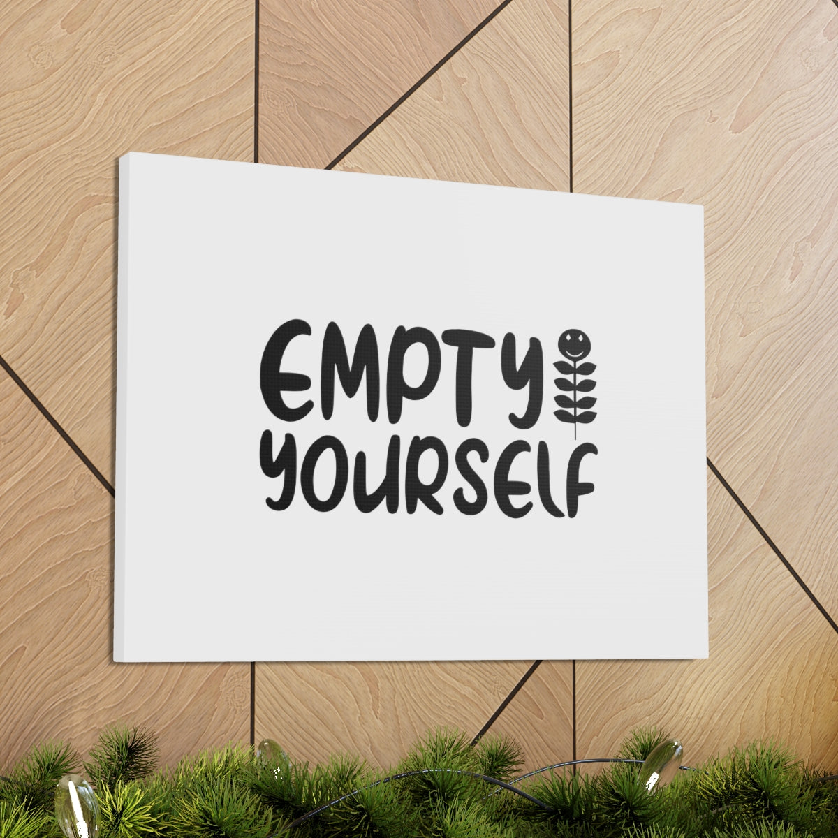 Scripture Walls Empty Yourself Job 15:31 Christian Wall Art Bible Verse Print Ready to Hang Unframed-Express Your Love Gifts