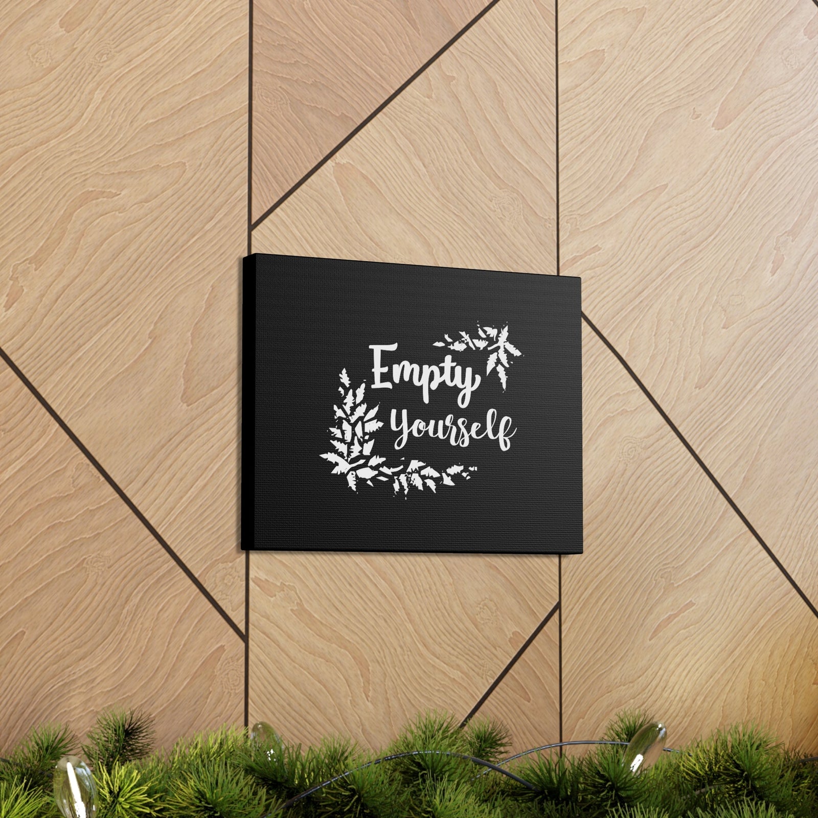 Scripture Walls Empty Yourself Matthew 11:28 Christian Wall Art Bible Verse Print Ready to Hang Unframed-Express Your Love Gifts
