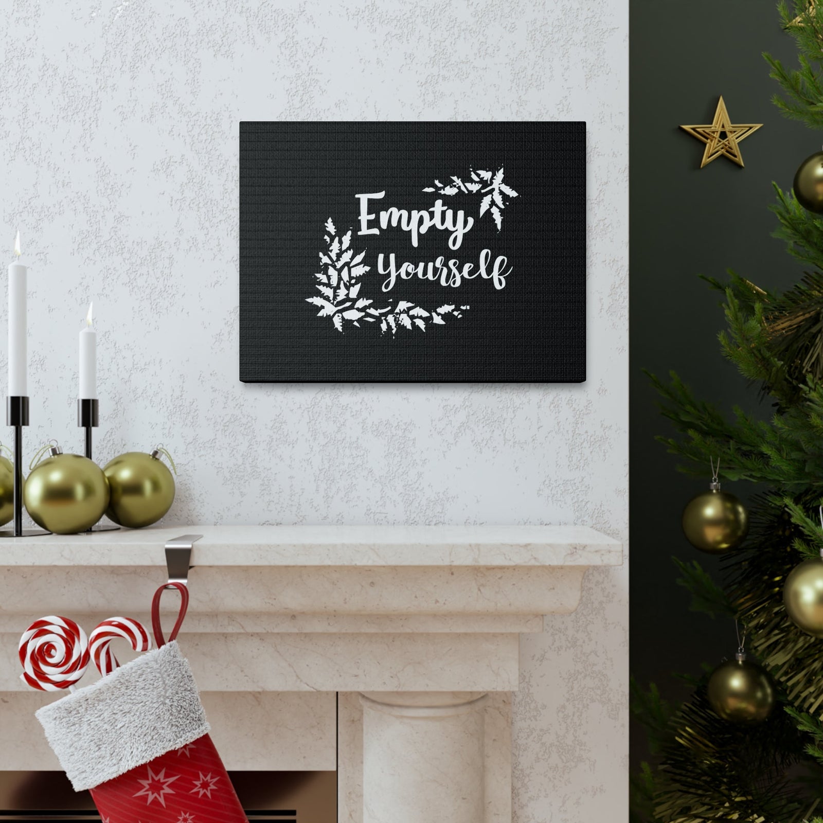 Scripture Walls Empty Yourself Matthew 11:28 Christian Wall Art Bible Verse Print Ready to Hang Unframed-Express Your Love Gifts