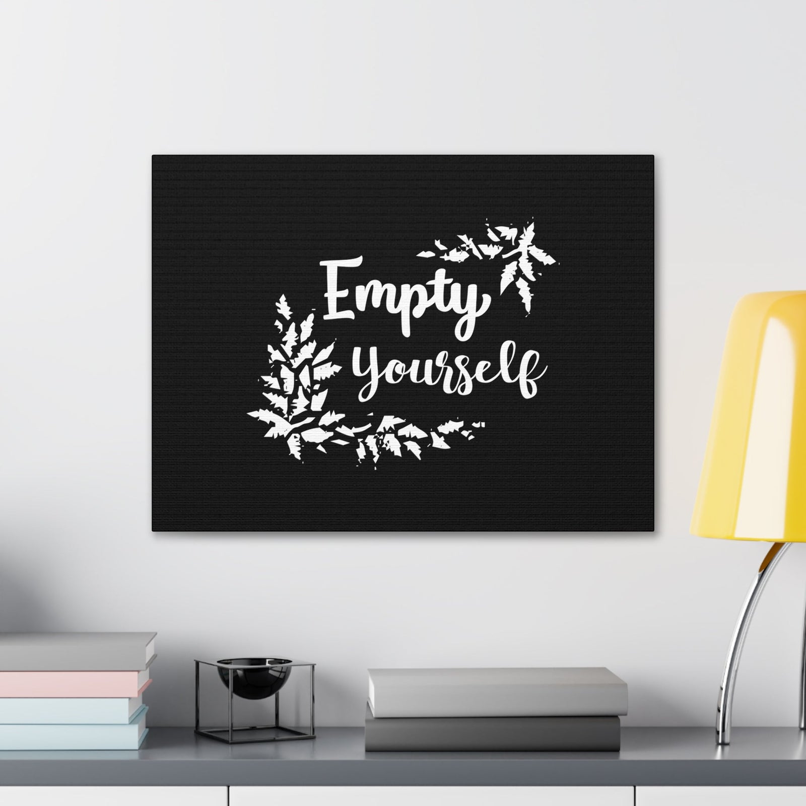 Scripture Walls Empty Yourself Matthew 11:28 Christian Wall Art Bible Verse Print Ready to Hang Unframed-Express Your Love Gifts