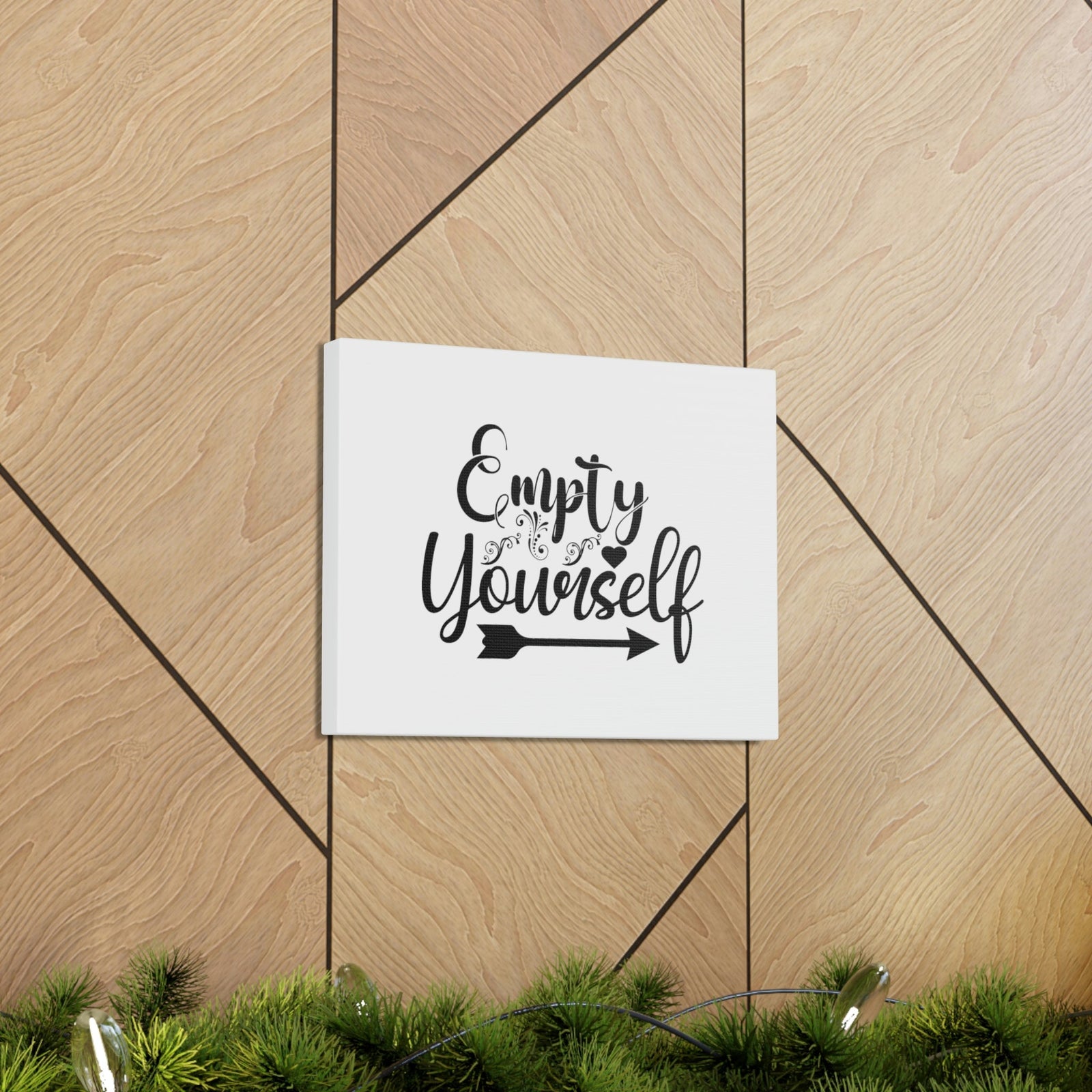 Scripture Walls Empty Yourself Romans 6:11 Christian Wall Art Bible Verse Print Ready to Hang Unframed-Express Your Love Gifts