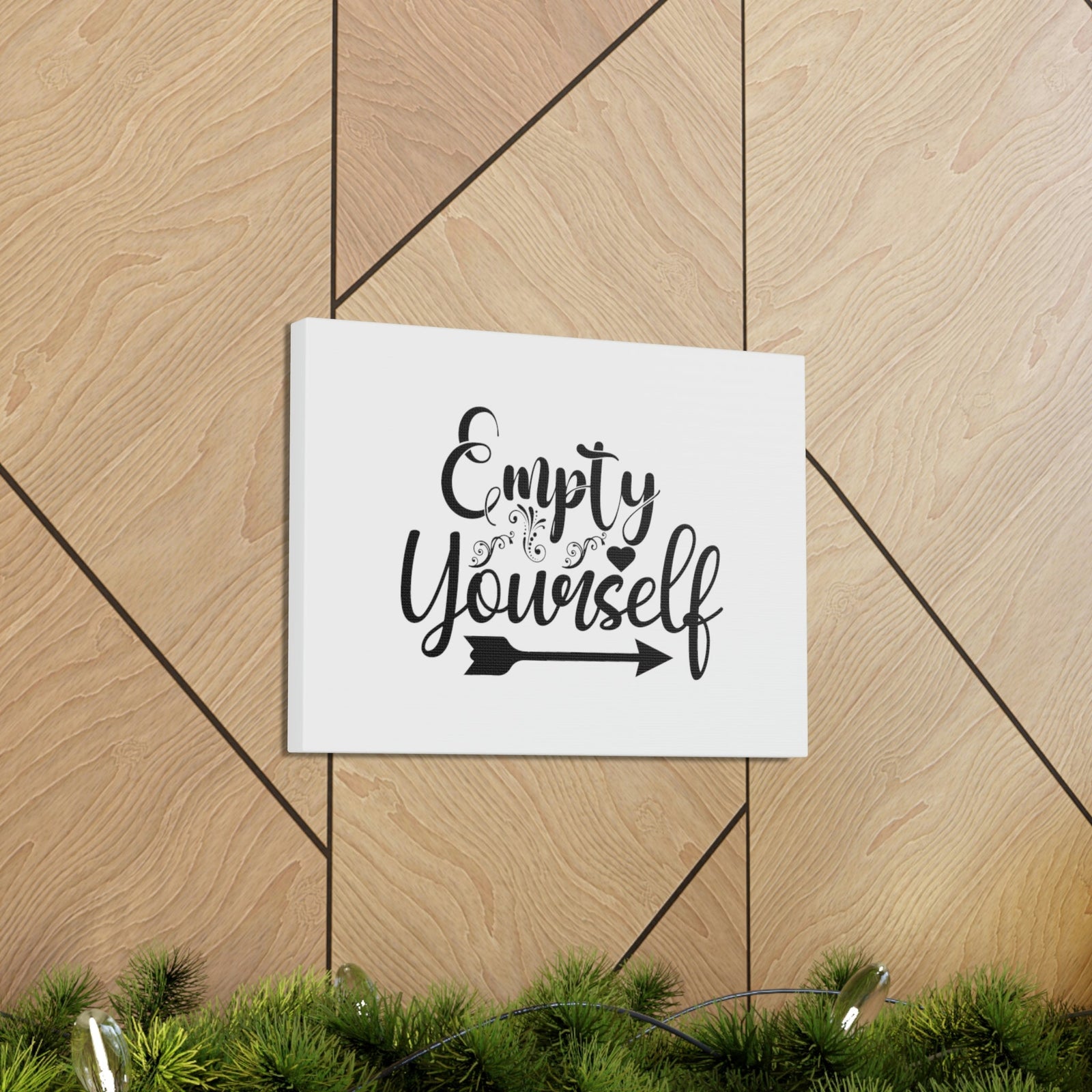 Scripture Walls Empty Yourself Romans 6:11 Christian Wall Art Bible Verse Print Ready to Hang Unframed-Express Your Love Gifts