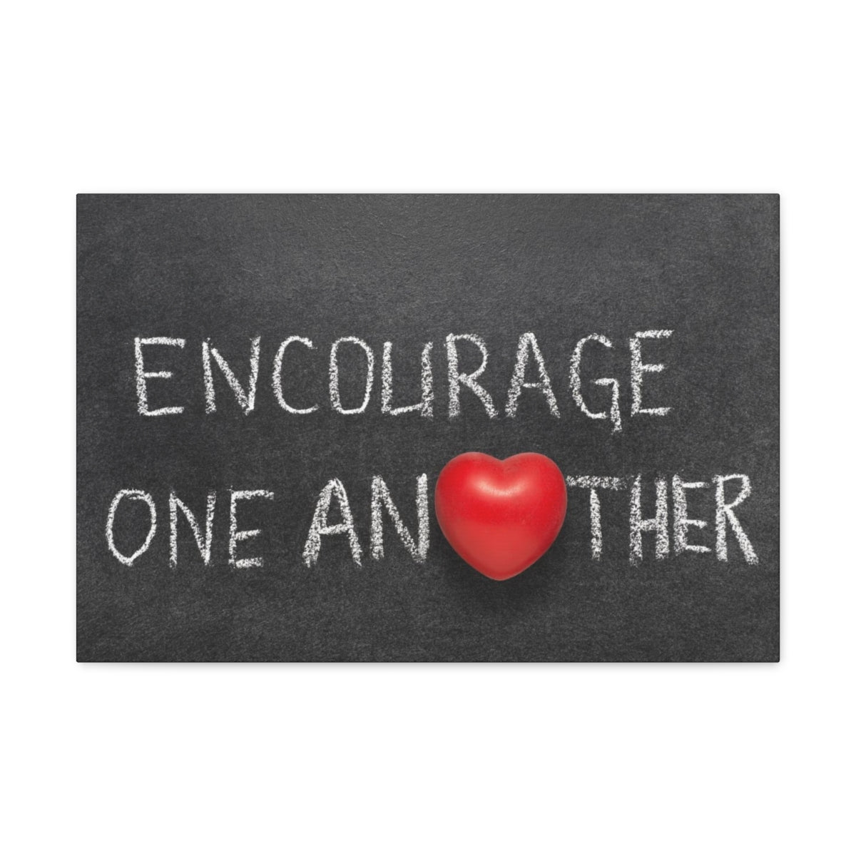 Scripture Walls Encourage One Another 1 Thessalonians 5:11 Bible Verse Canvas Christian Wall Art Ready to Hang Unframed-Express Your Love Gifts
