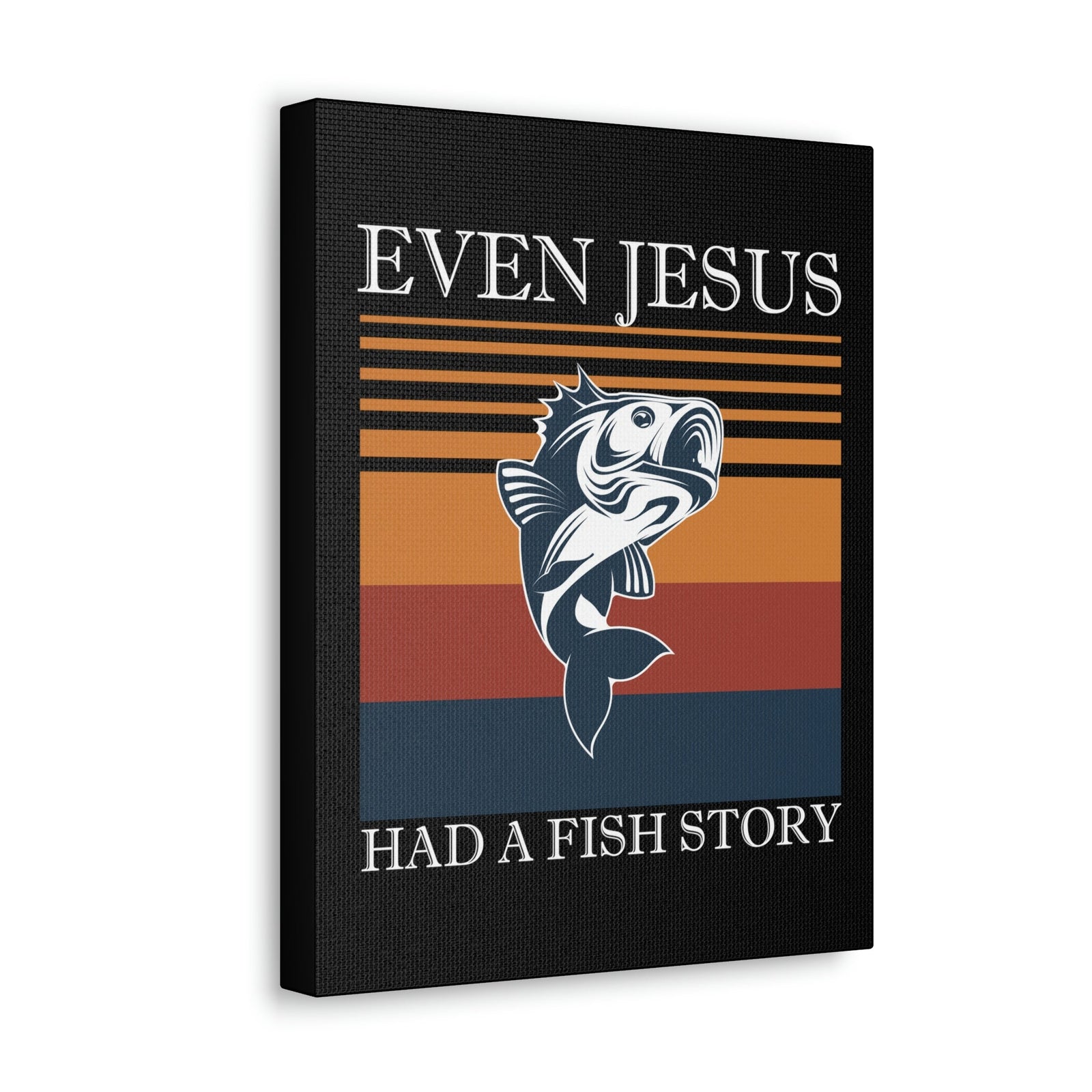 Scripture Walls Even Jesus Had A Fish John 21:11 Story Christian Wall Art Bible Verse Print Ready to Hang Unframed-Express Your Love Gifts