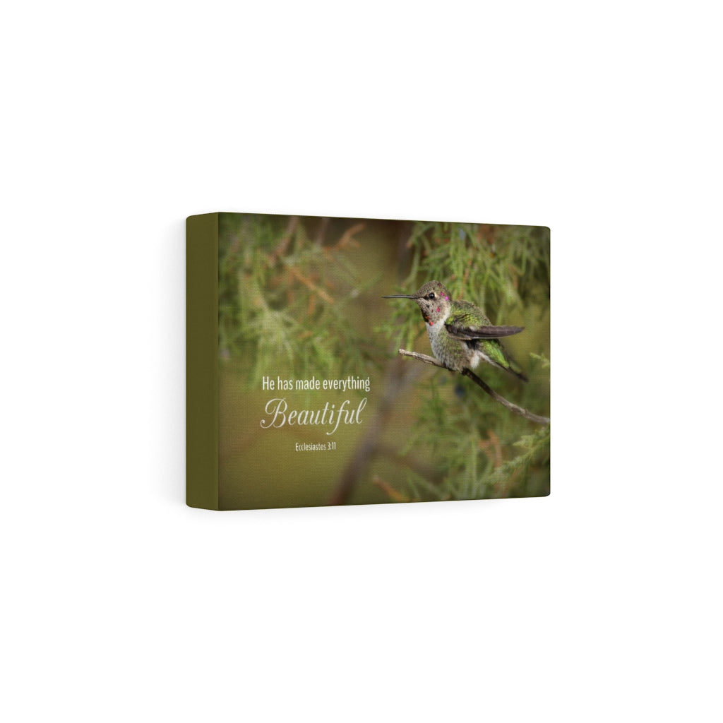 Scripture Walls Everything Beautiful Ecclesiastes 3:11 Bird Christian Wall Art Bible Verse Print Ready To Hang Unframed-Express Your Love Gifts