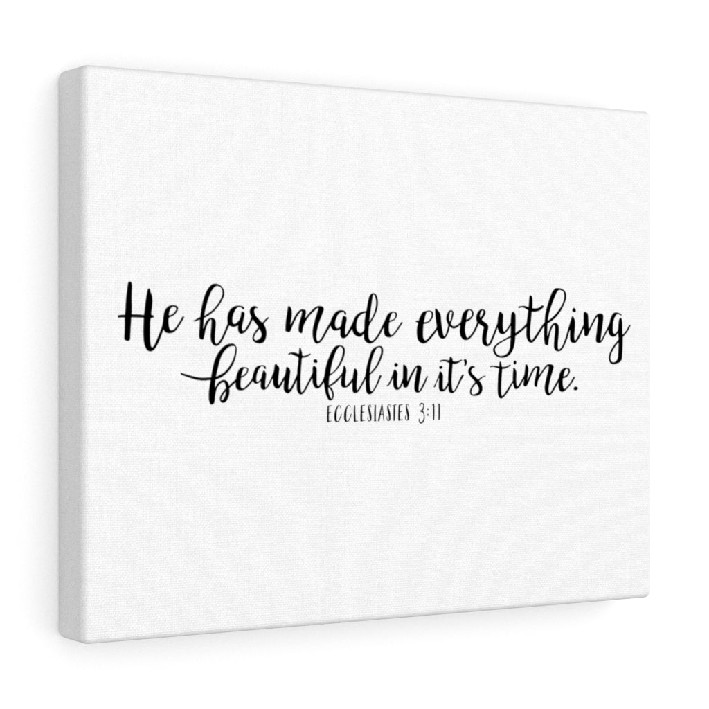 Scripture Walls Everything Beautiful Ecclesiastes 3:11 Christian Wall Art Bible Verse Print Ready To Hang Unframed-Express Your Love Gifts