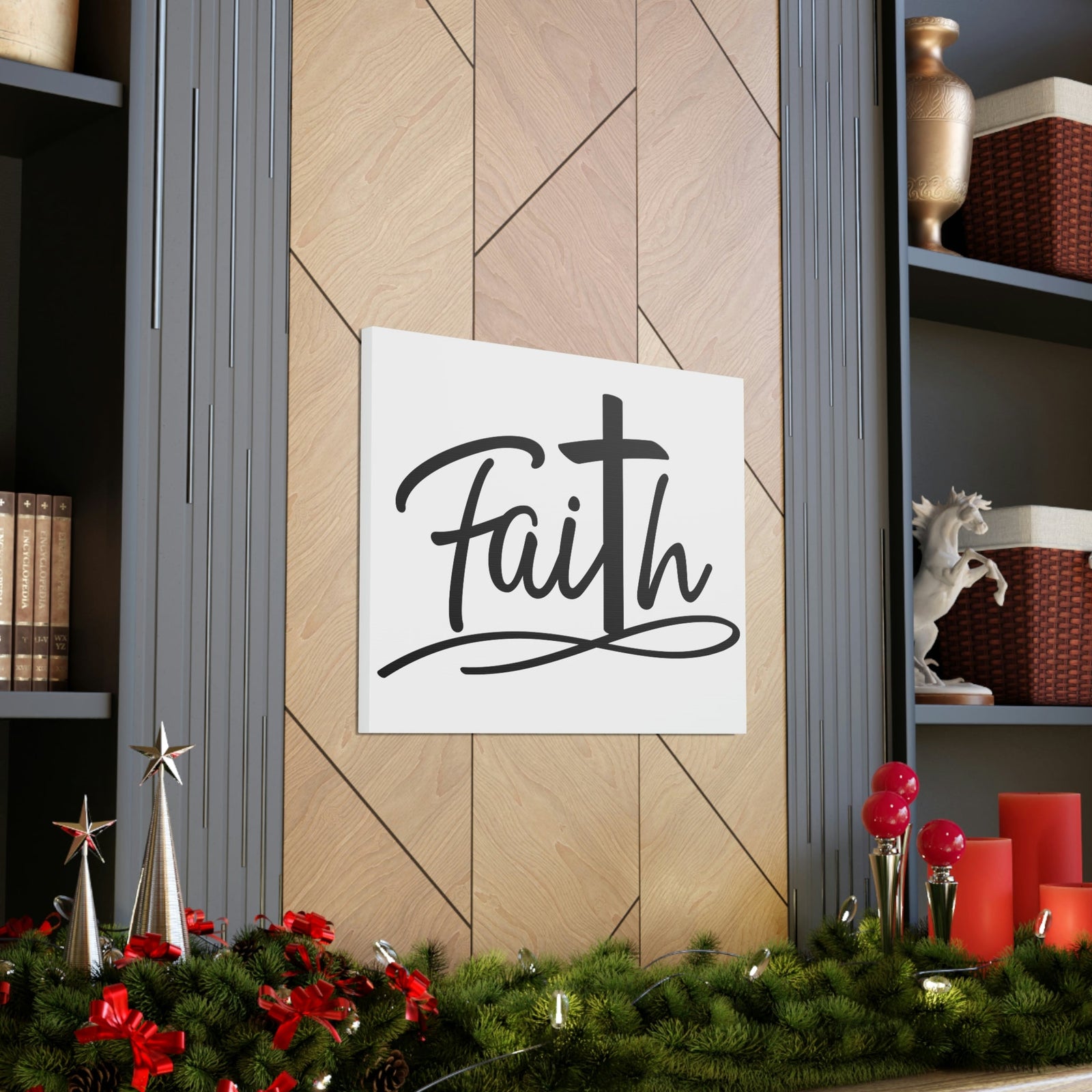 Scripture Walls Faith 2 Corinthians 5:7 Christian Wall Art Print Ready to Hang Unframed-Express Your Love Gifts
