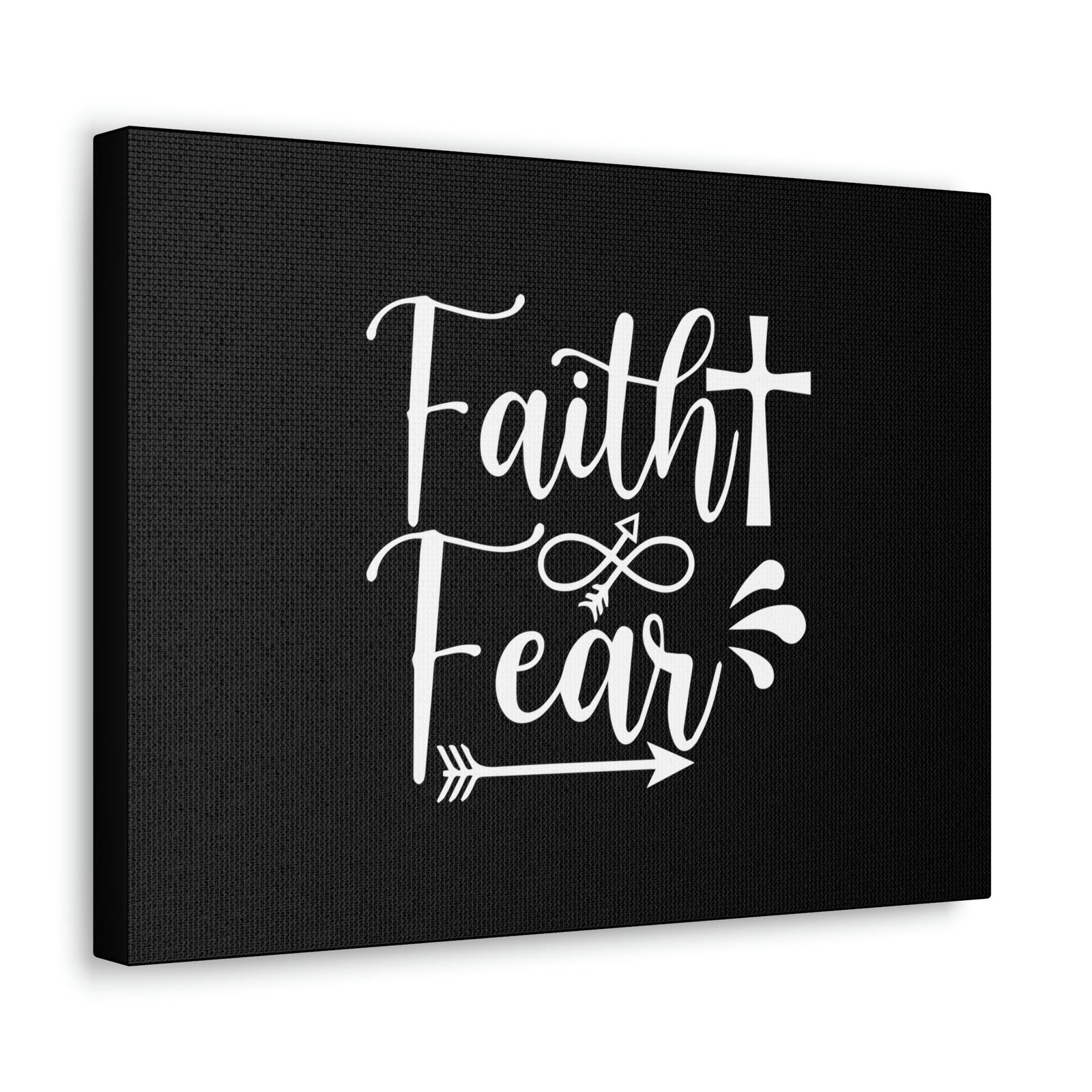 Scripture Walls Faith And Fear Isaiah 41:10 Cross Christian Wall Art Bible Verse Print Ready to Hang Unframed-Express Your Love Gifts