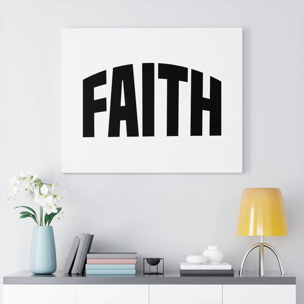 Scripture Walls Faith Bold Bible Verse Canvas Christian Wall Art Ready to Hang Unframed-Express Your Love Gifts