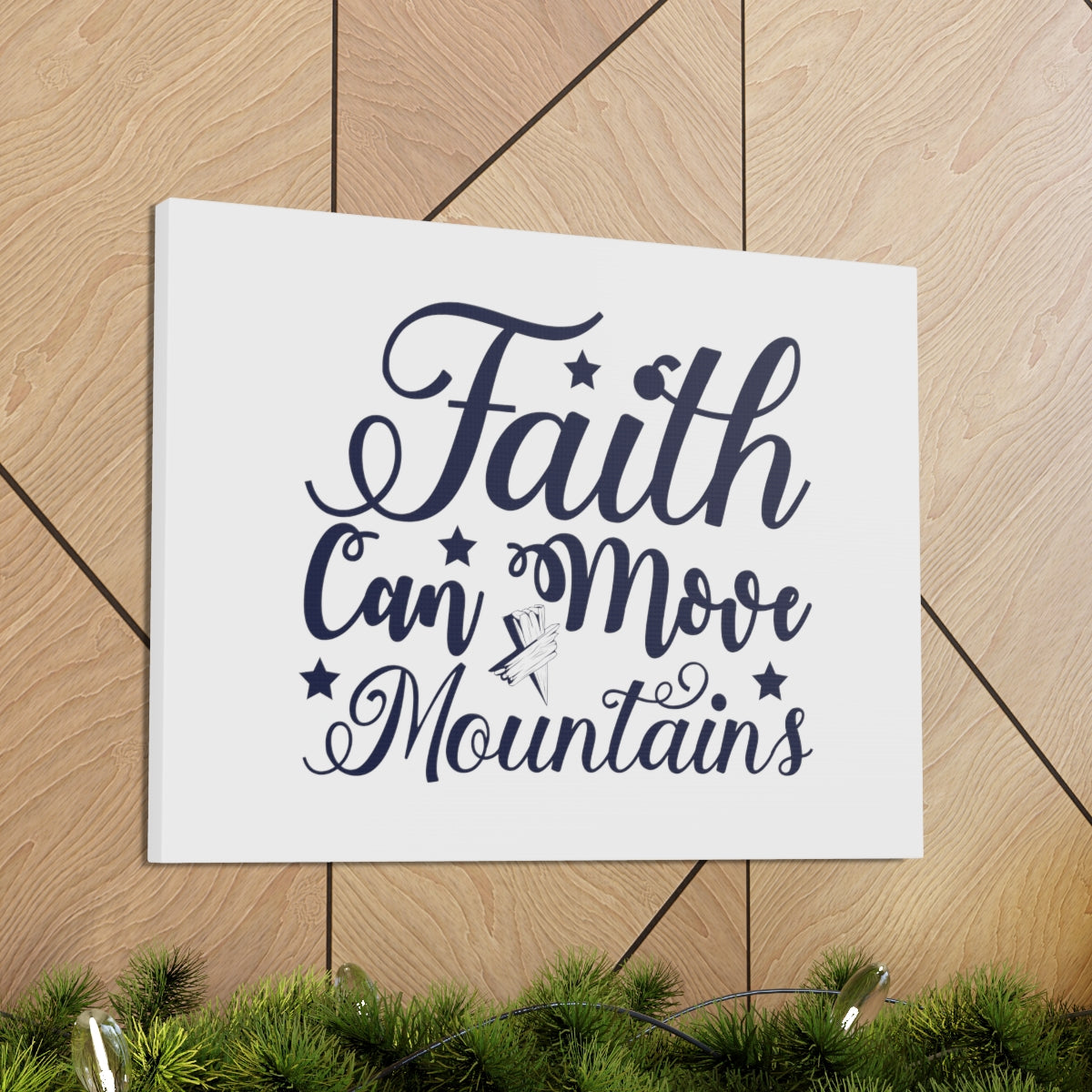 Scripture Walls Faith Can Matthew 17:20 Christian Wall Art Bible Verse Print Ready to Hang Unframed-Express Your Love Gifts